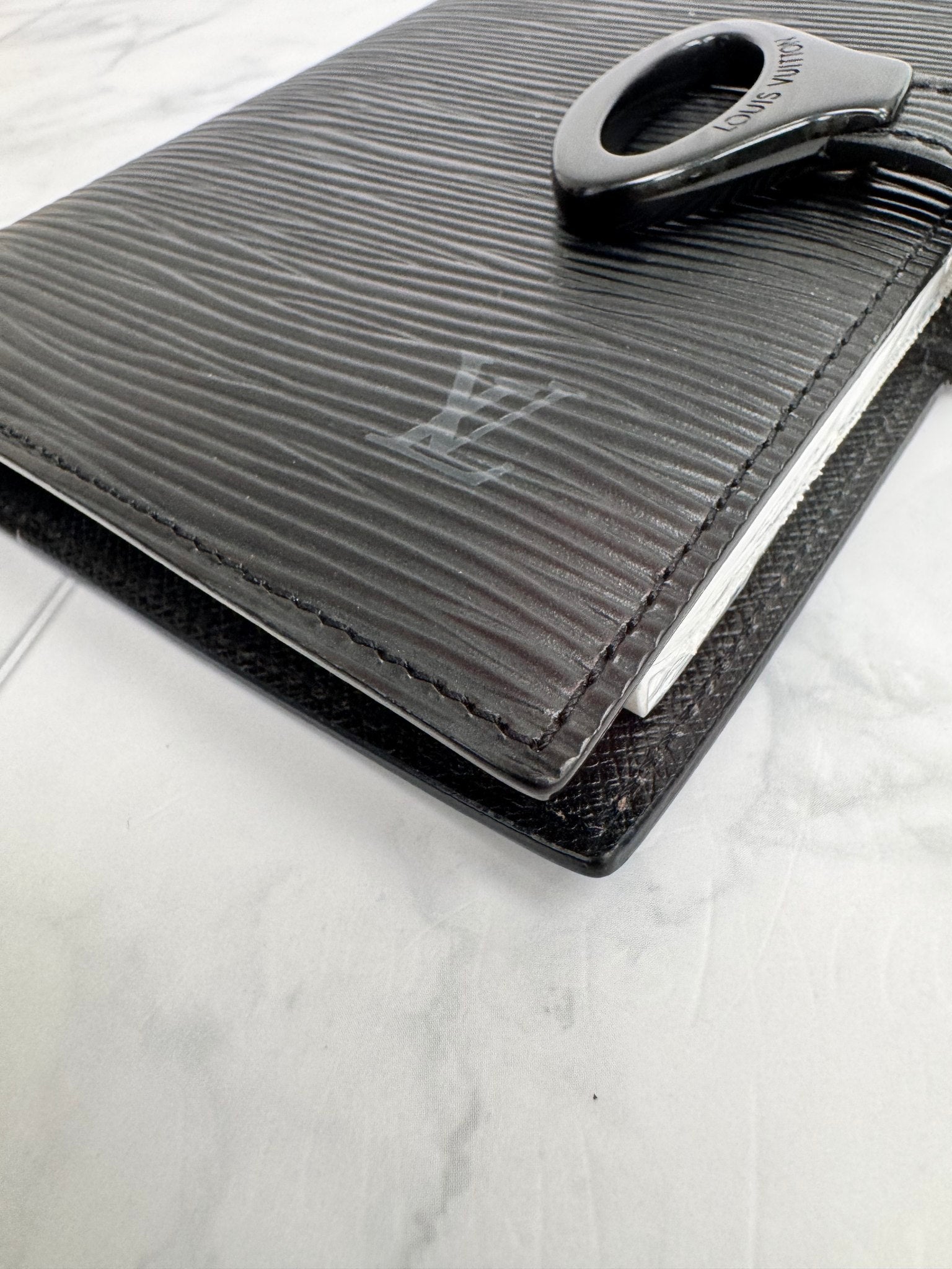 Louis Vuitton Black Epi Leather Z Agenda PM