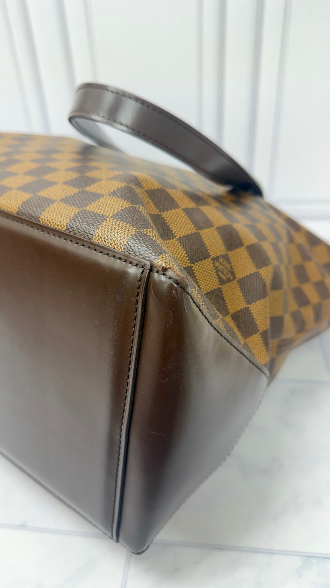 Louis Vuitton Damier Ebene Cabas Mezzo Tote Bag