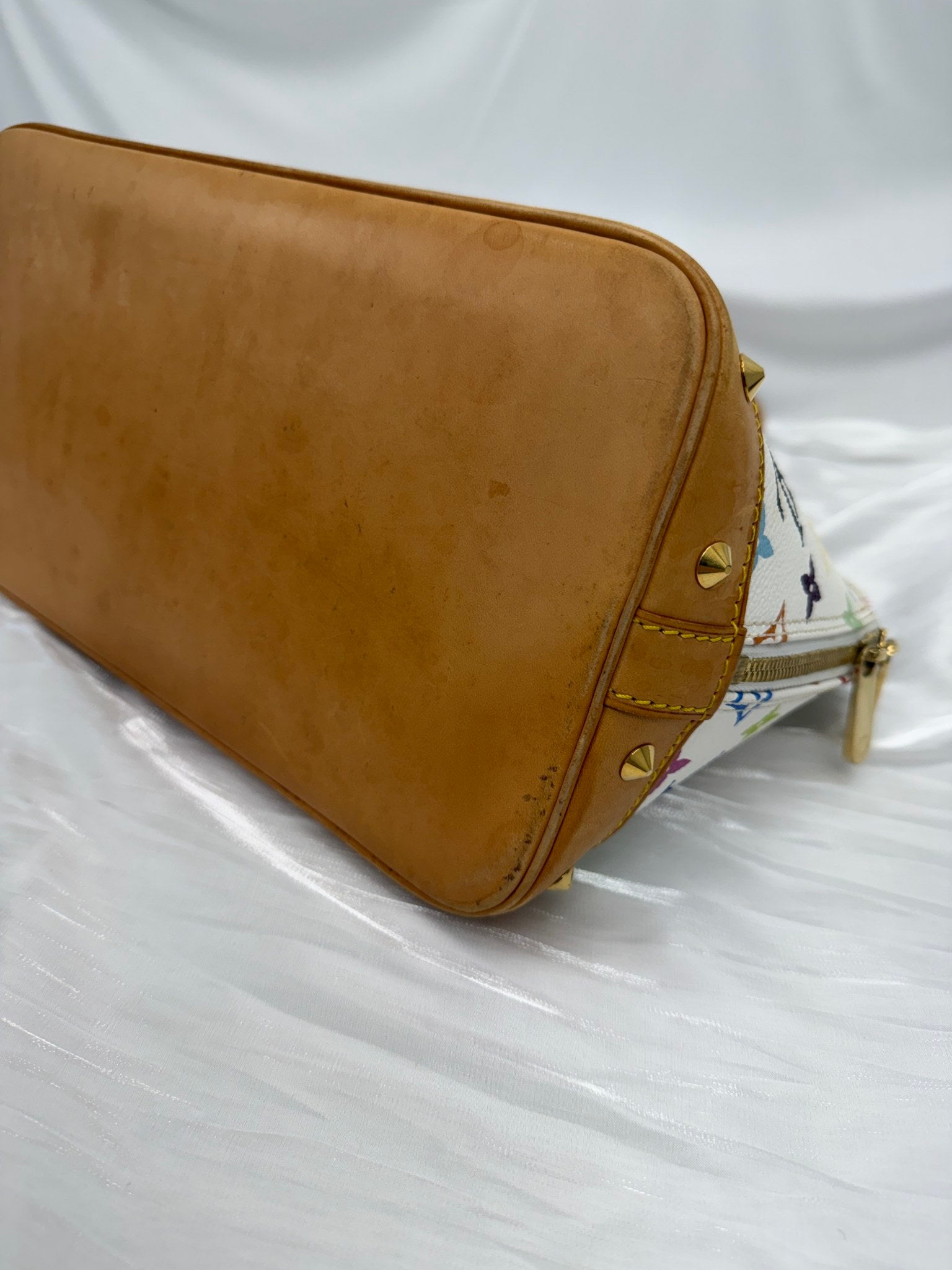 Louis Vuitton White Multicolore Monogram  Alma PM