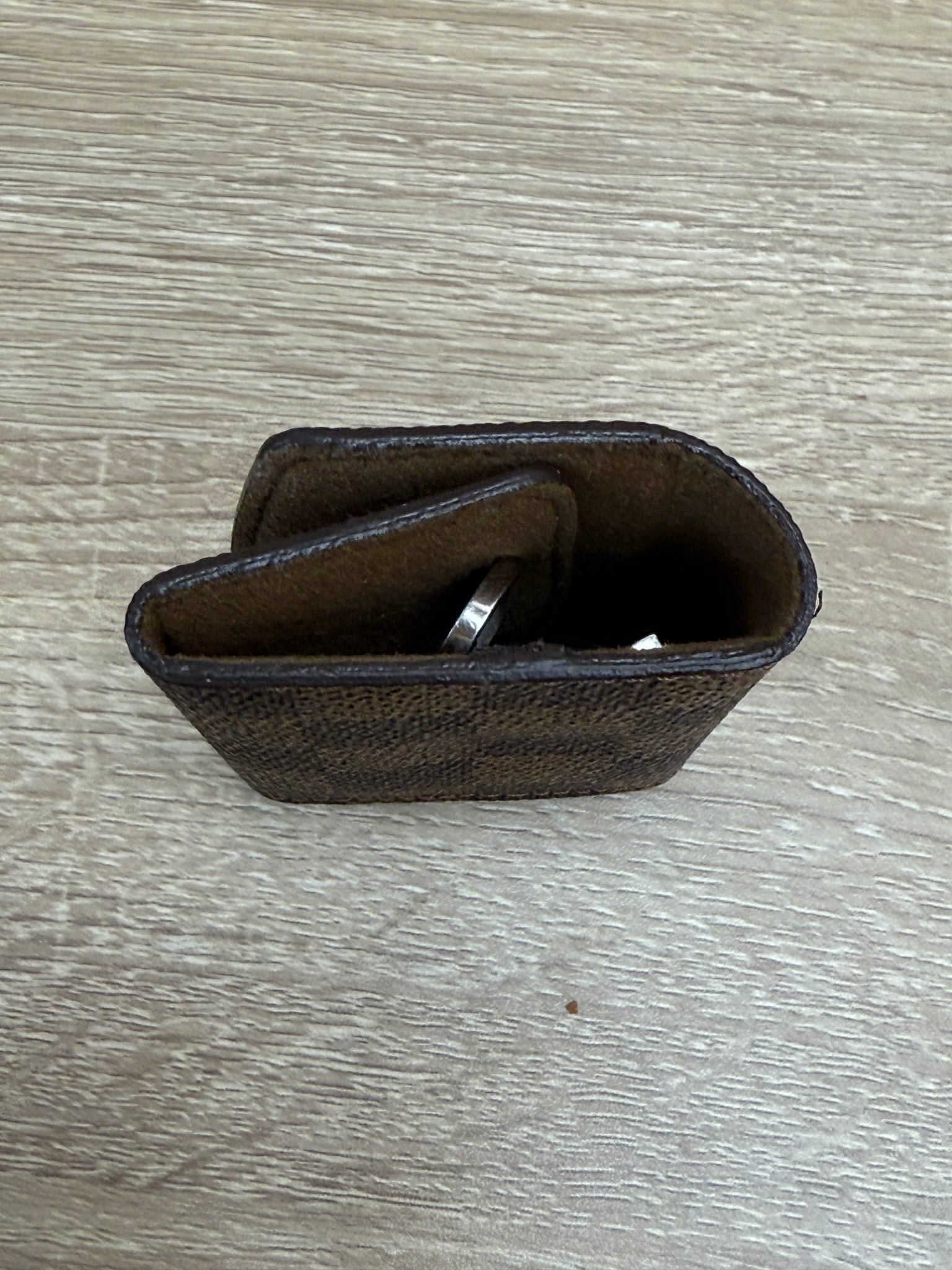Louis Vuitton Damier Ebene Cuff Links