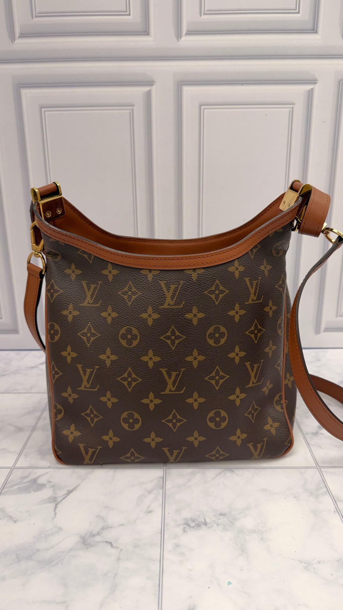 Louis Vuitton Reverse Monogram Dauphine Hobo PM Handbag