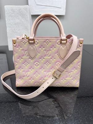 Louis Vuitton Yellow And Pink Monogram Empreinte Summer Stardust OnTheGo PM