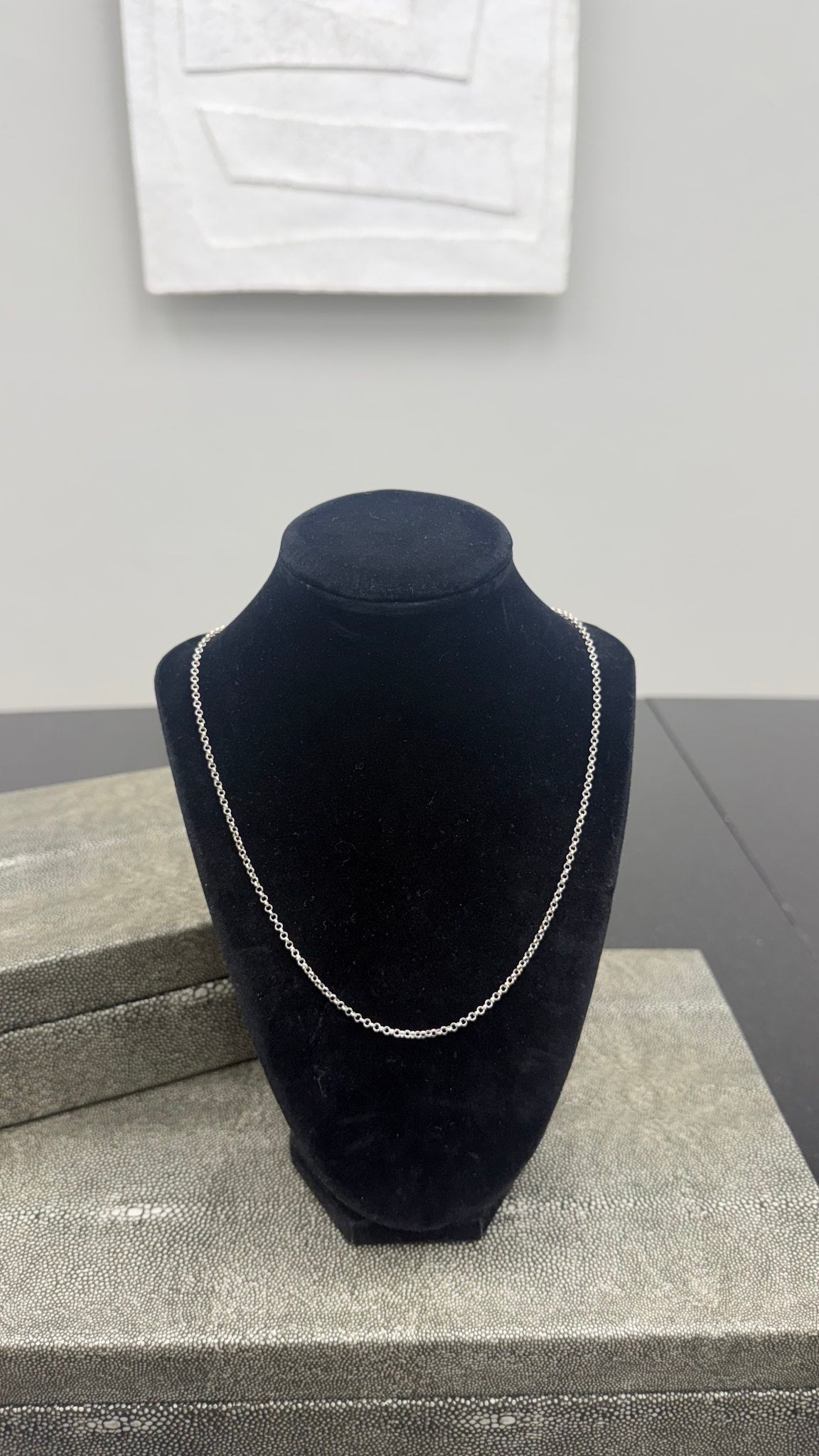 Chrome Hearts Sterling Silver Chain Necklace 