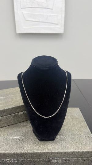 Chrome Hearts Sterling Silver Chain Necklace