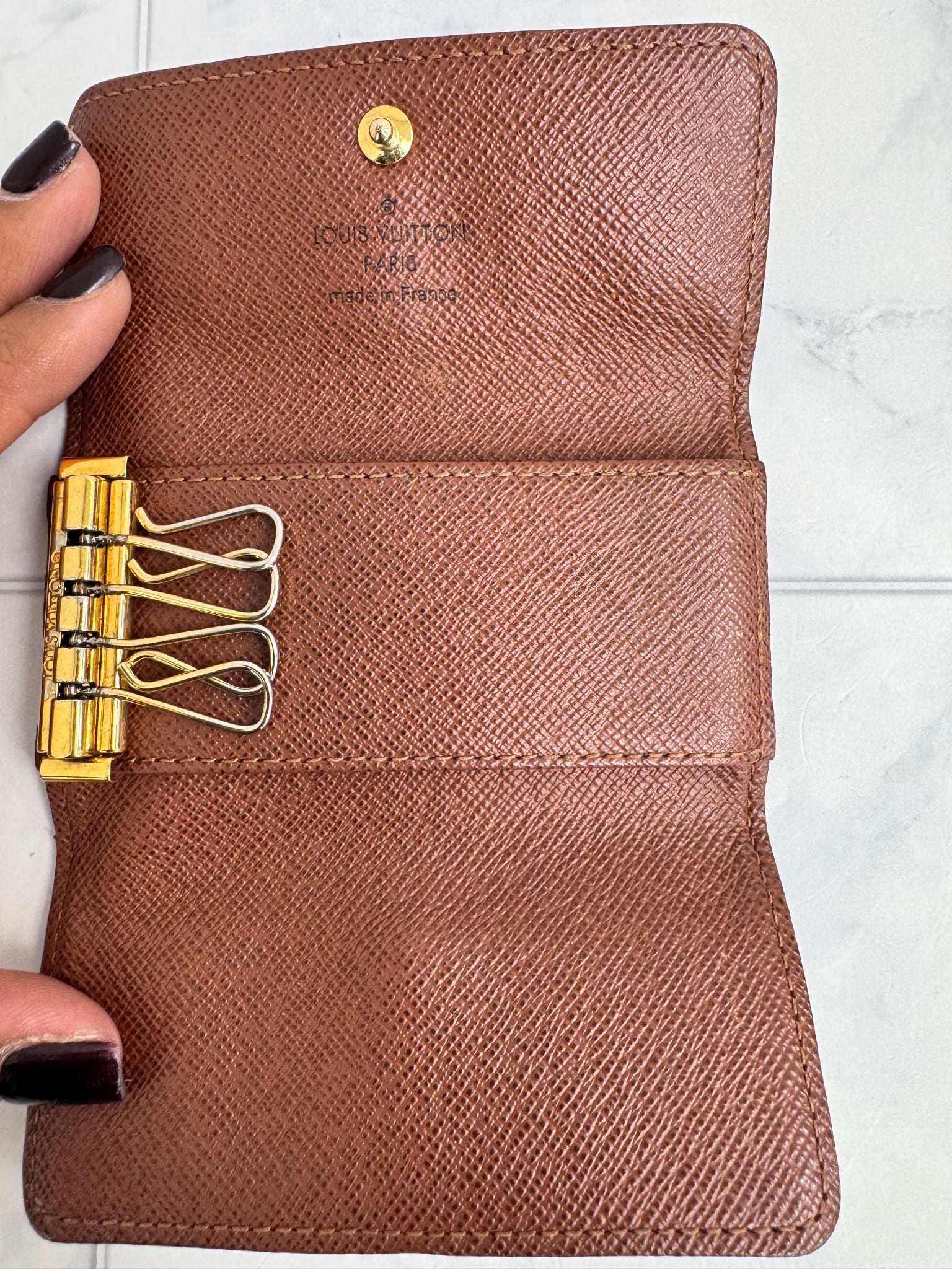 Louis Vuitton Monogram 4 Key Holder