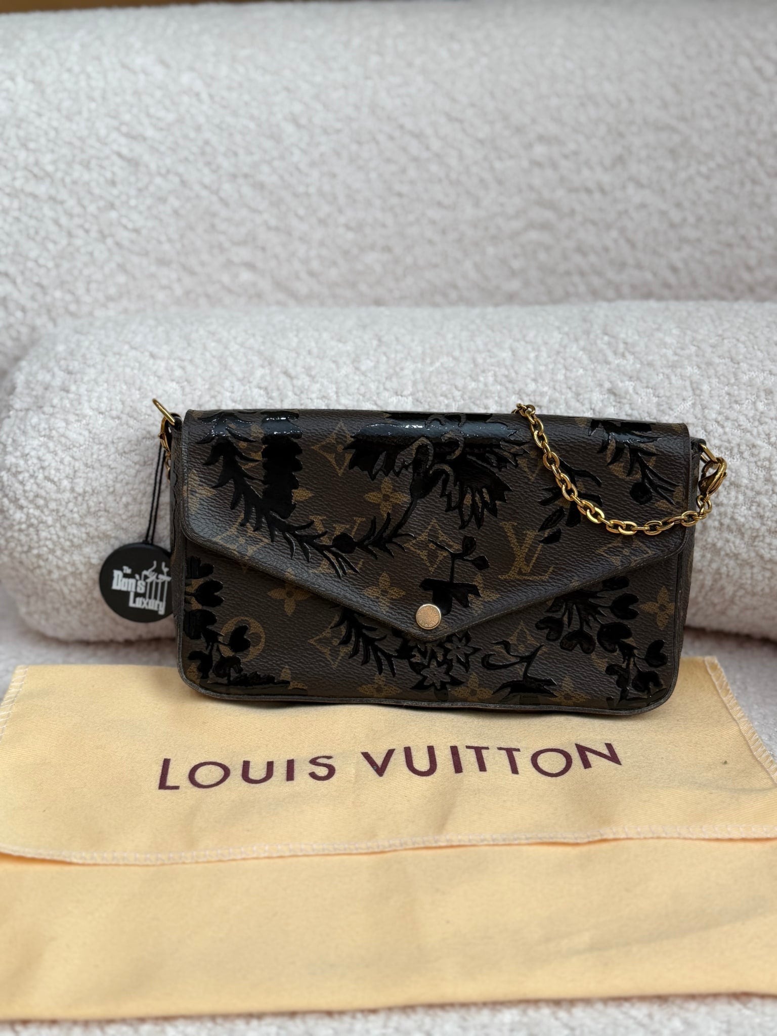 Louis Vuitton Monogram Blossom Noir Felicie Bag