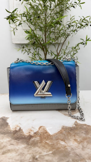 Louis Vuitton Blue Multicolor Epi Leather Twist Chain Handbag