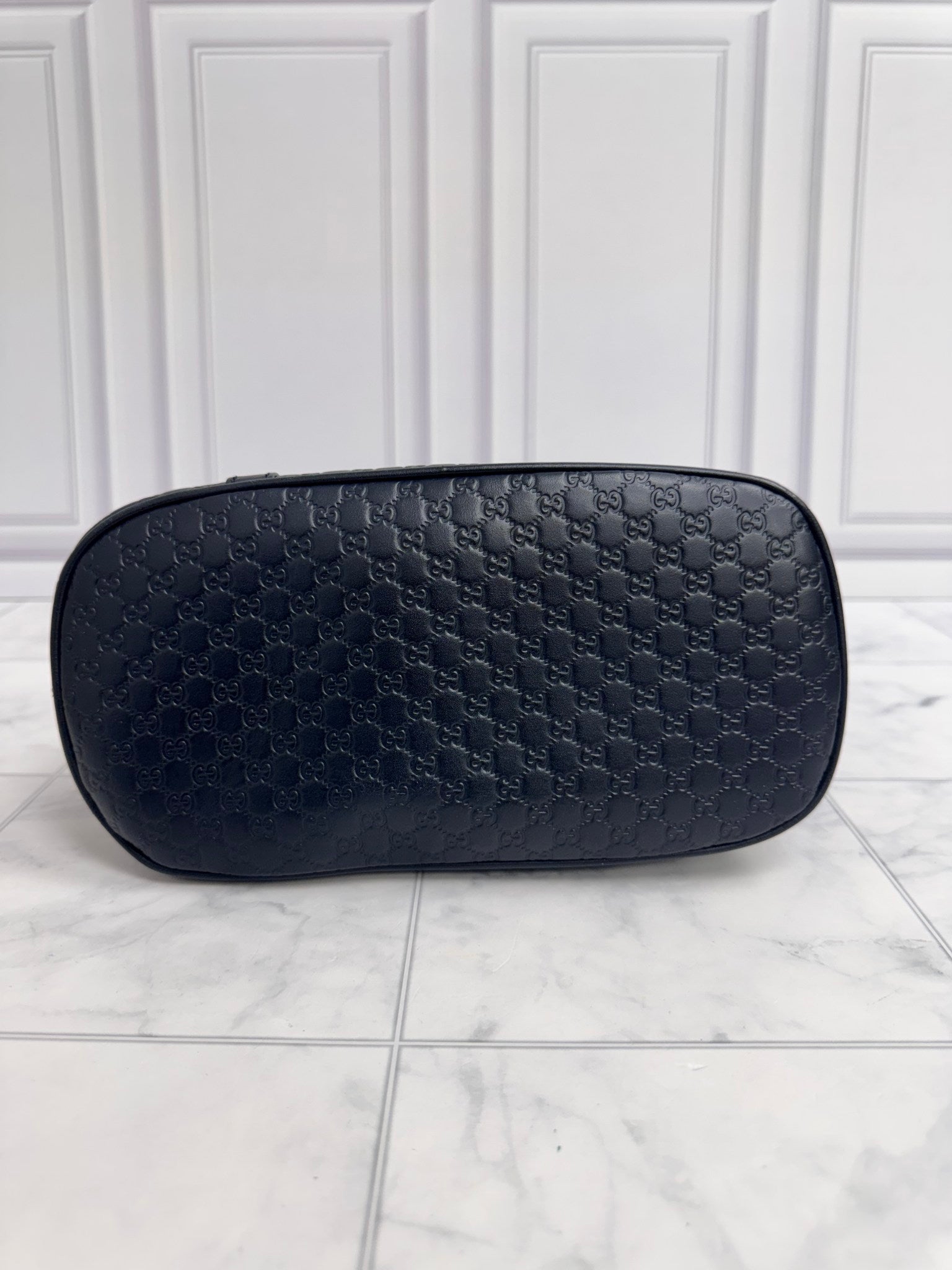 Gucci Dark Navy Microguccissima Leather Mini Dome 2Way Bag