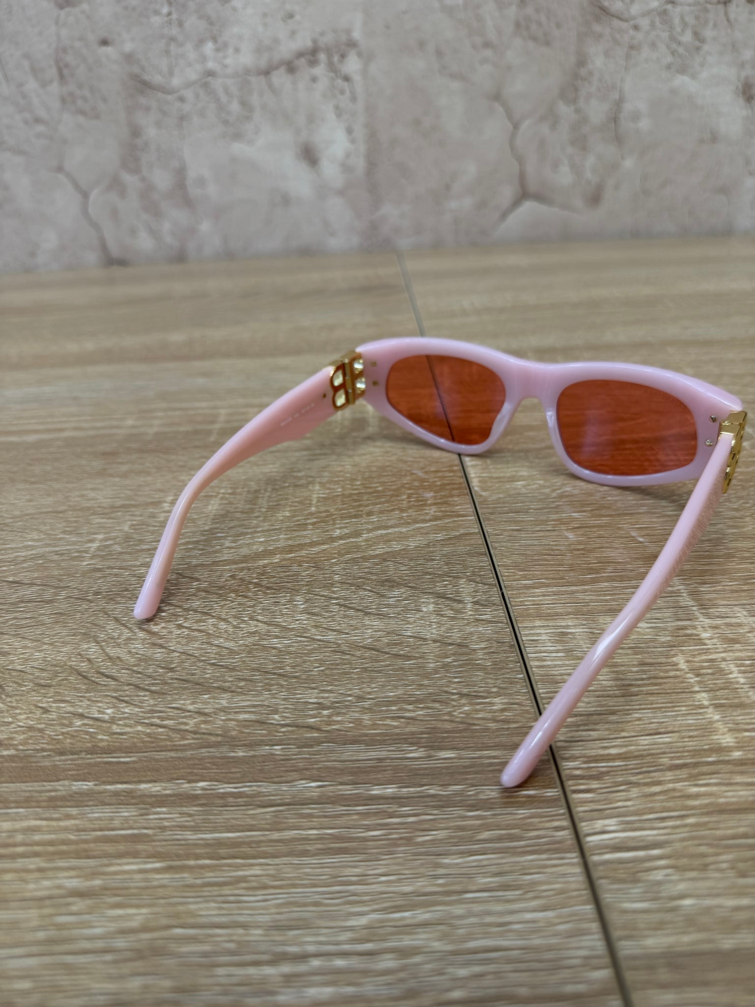 LIKE NEW- Balenciaga Pink New Trend Sunglasses