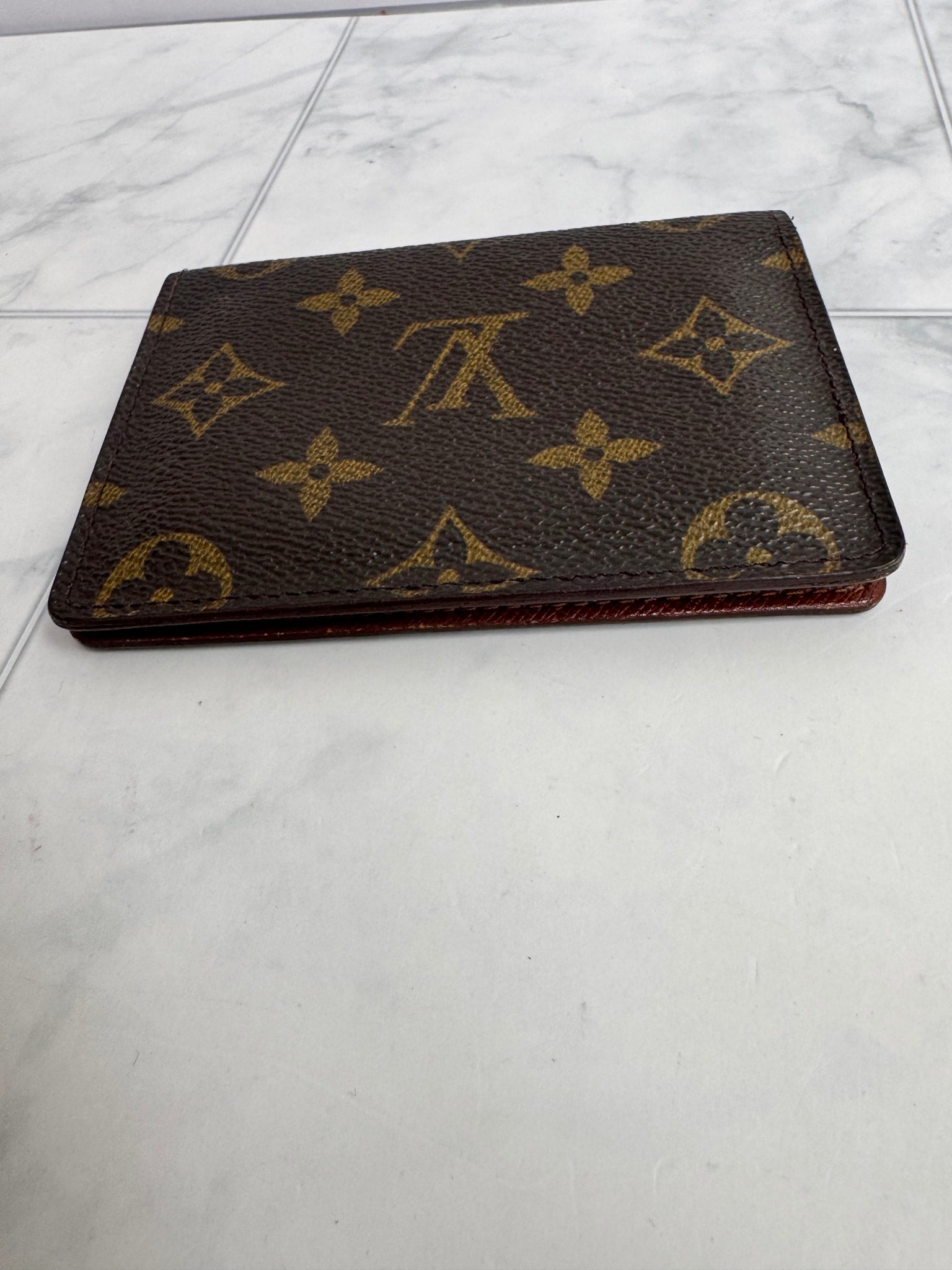 Louis Vuitton Monogram Porte 2 Cartes Vertical Card Case
