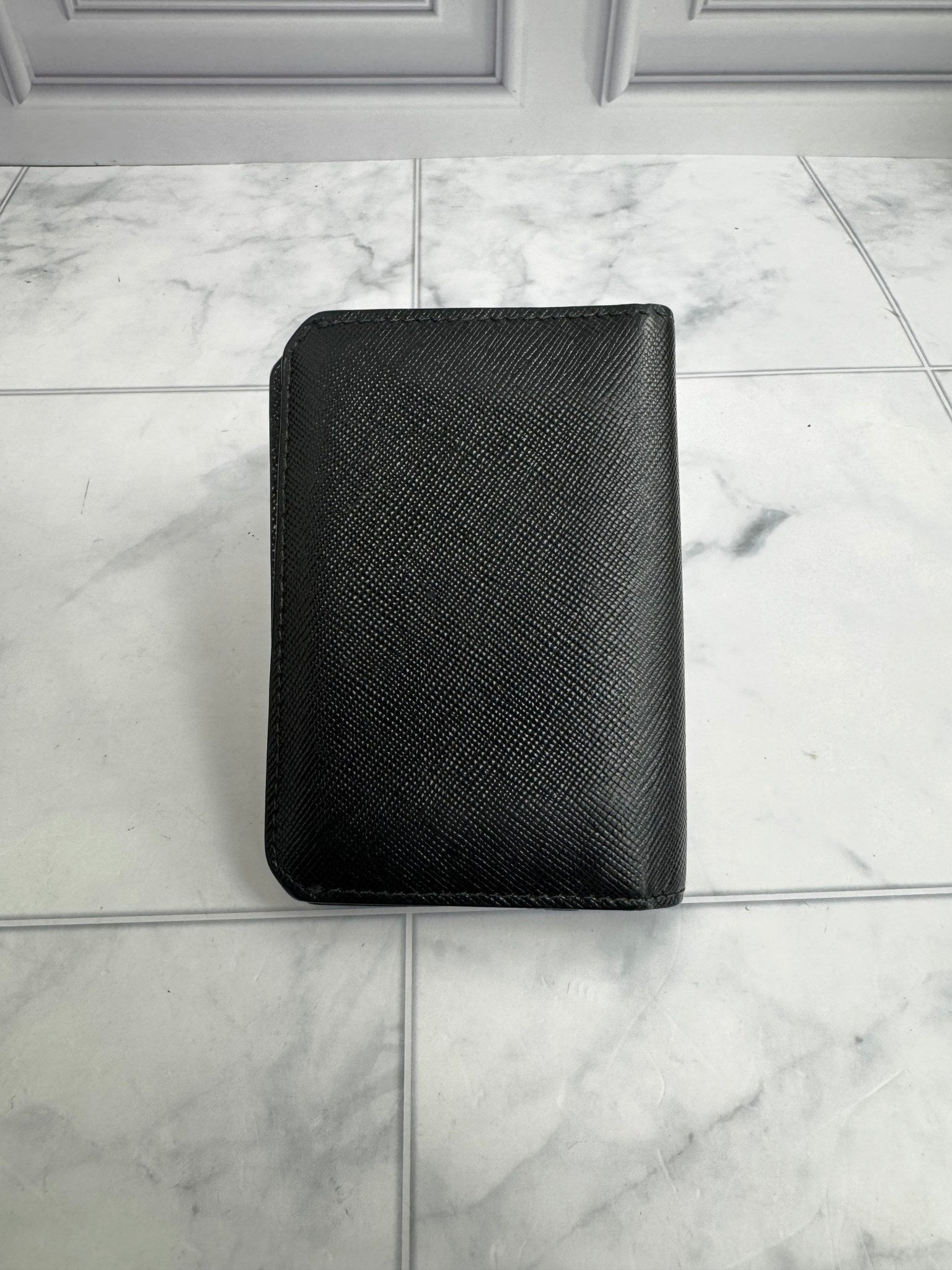 Prada Black Saffiano Leather Card Holder