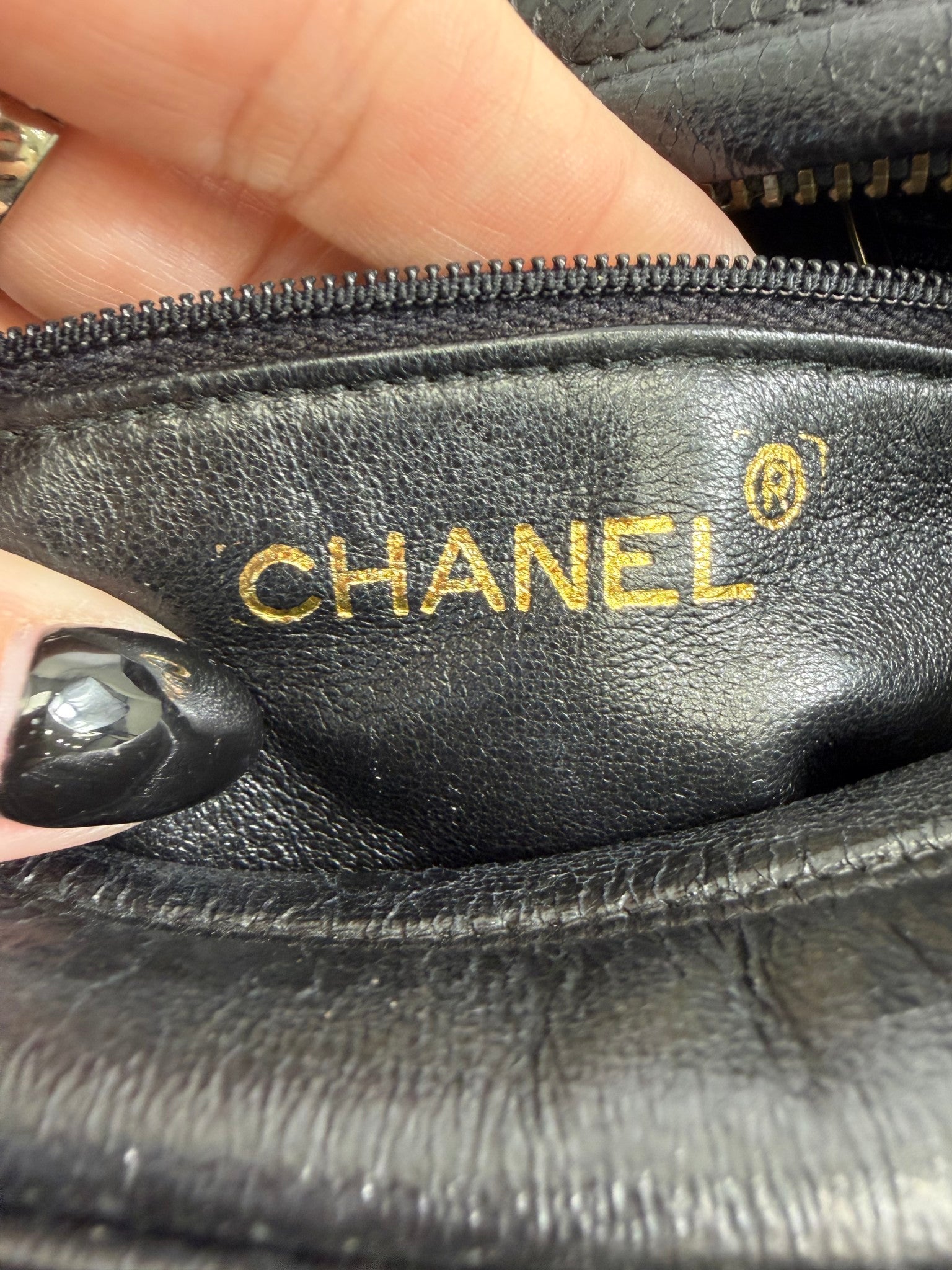 Chanel Black Lambskin Tassel Turnlock Camera Bag