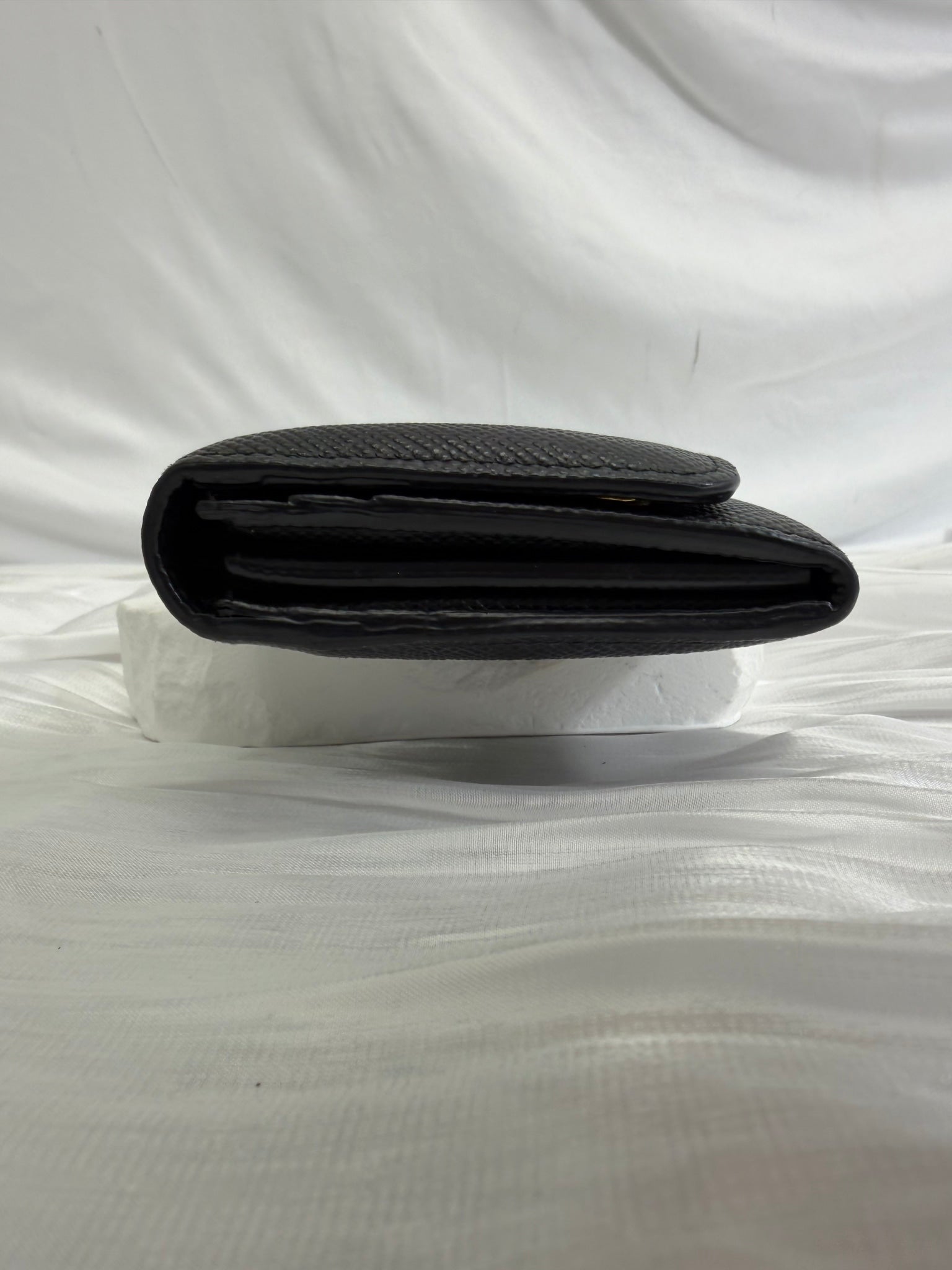 Prada Black Saffiano Leather Long Wallet