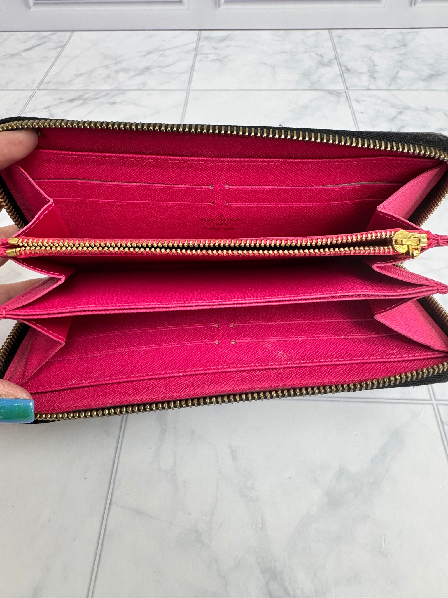 Louis Vuitton Black And Multicolor Monogram Long Zippy Wallet