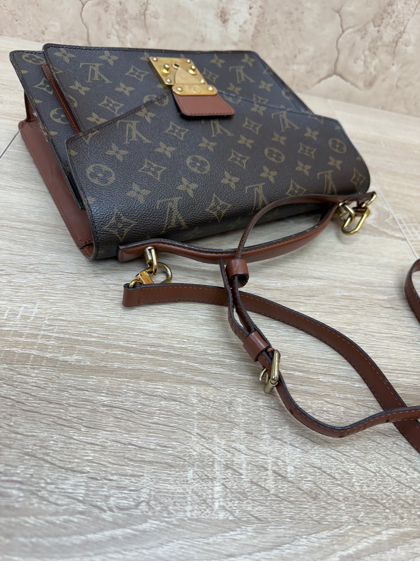  Louis Vuitton Monogram Monceau 2Way Bag