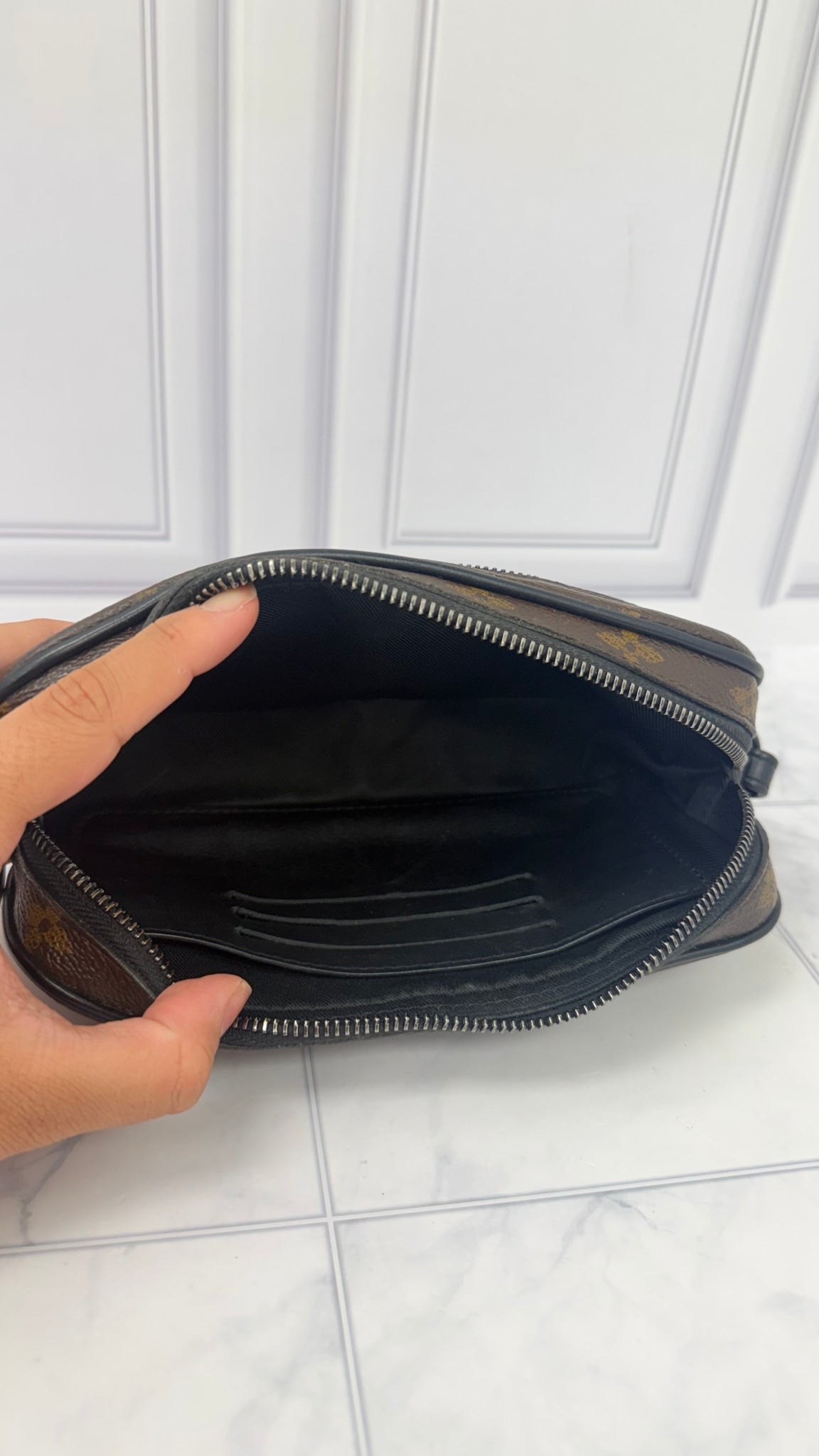 Louis Vuitton Monogram Solar Ray Pochette Volga Wristlet 