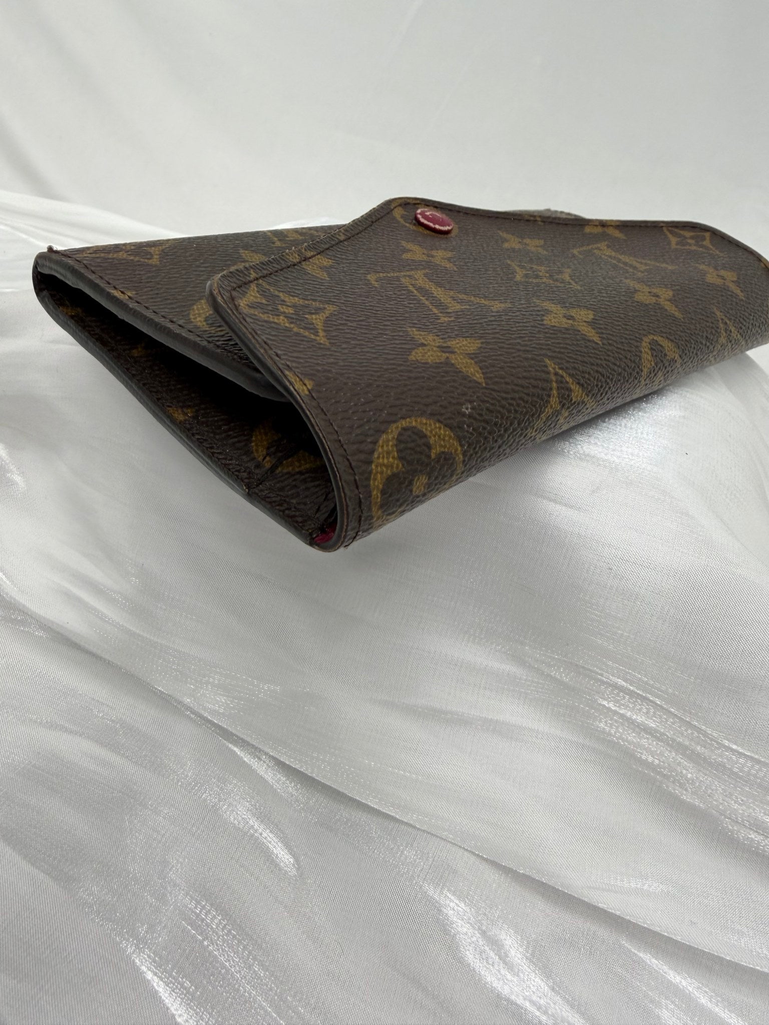 Louis Vuitton Monogram & Fuchsia Josephine Wallet