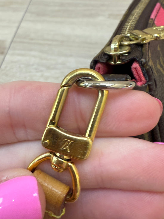 Louis Vuitton Monogram V Line Pochette Shoulder Bag