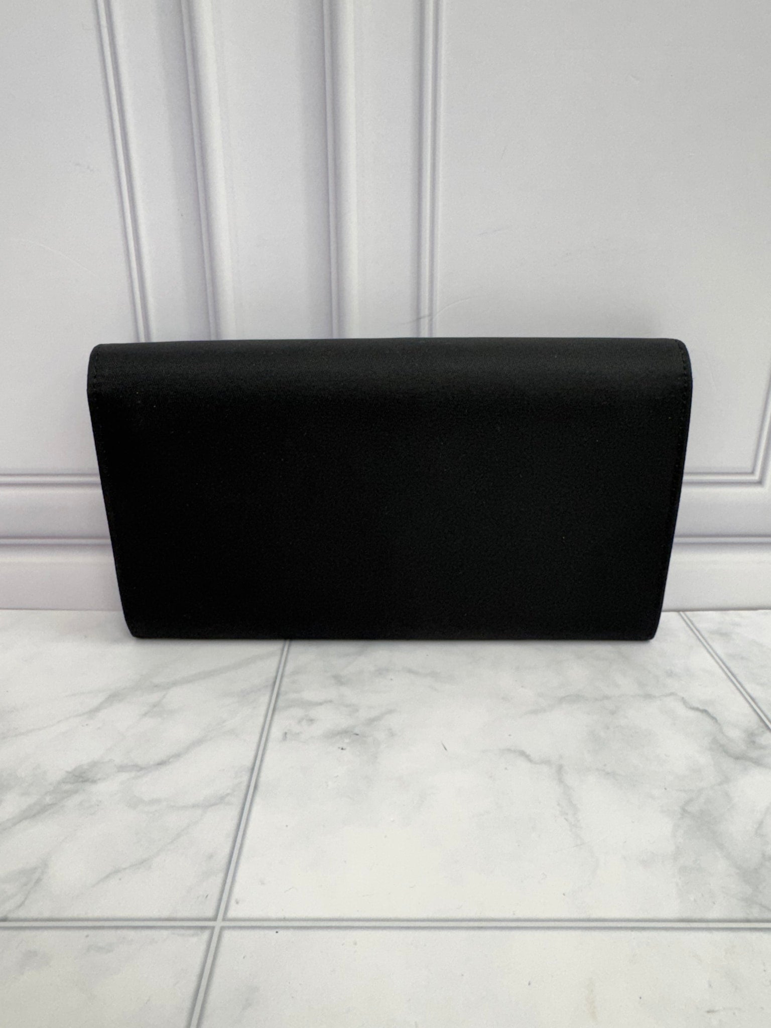 Prada Black Nylon Long Wallet