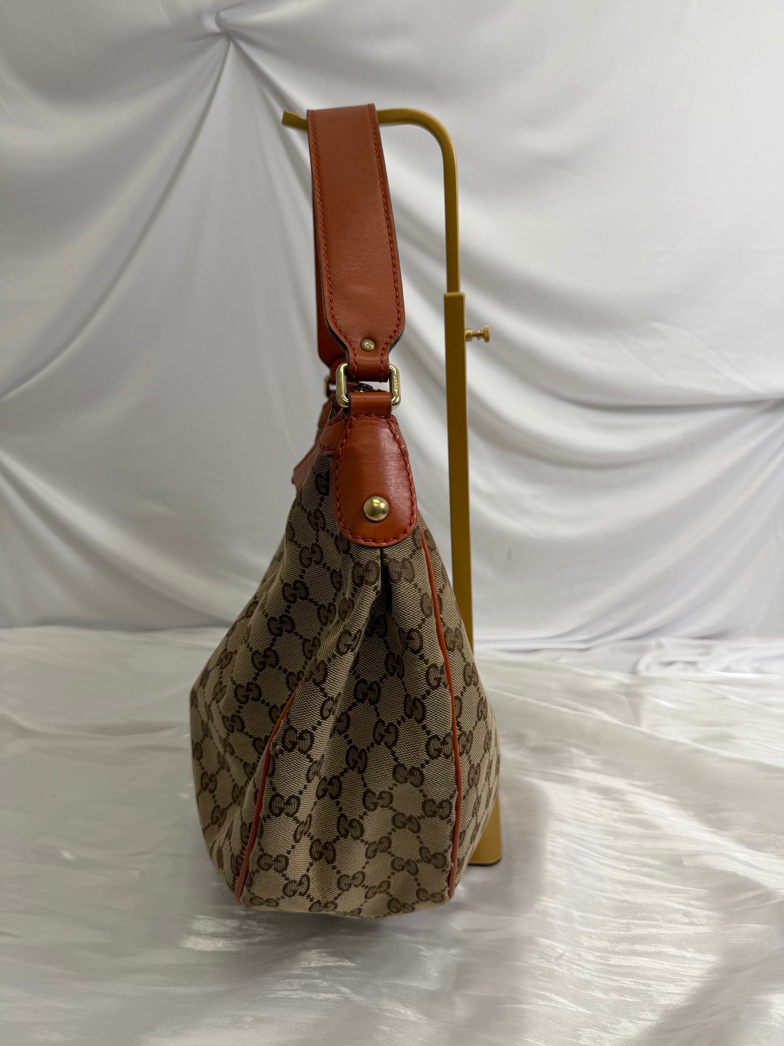 Gucci Brown GG Canvas Sukey Hobo Bag