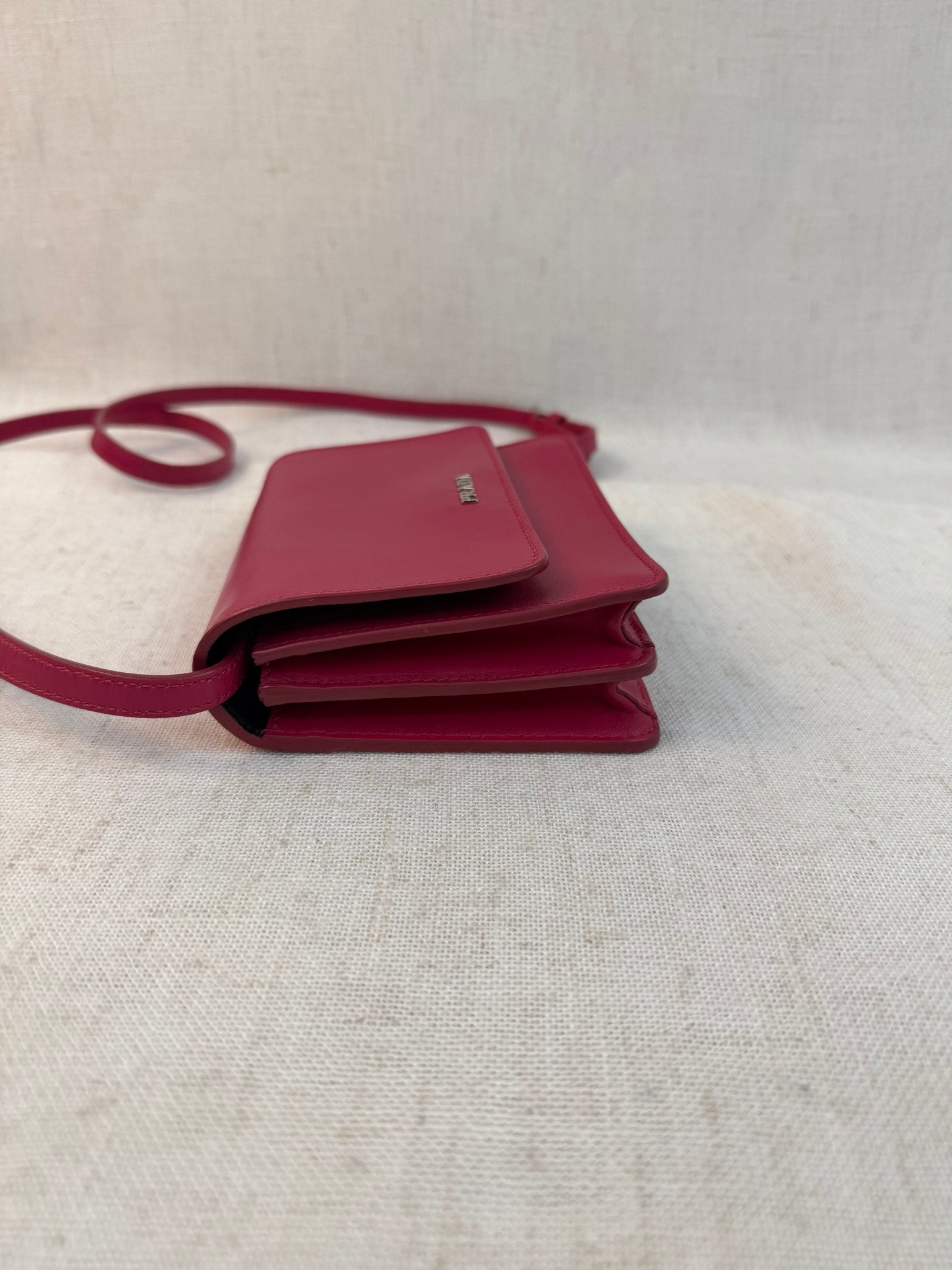 Prada Pink Leather Shoulder Bag