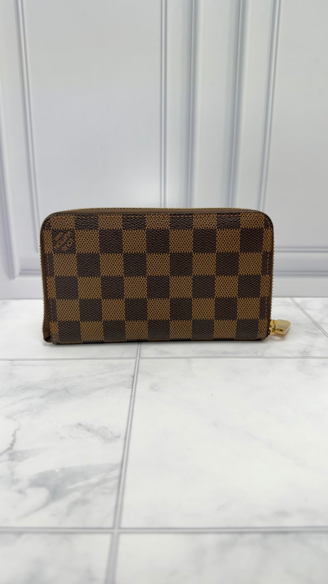 Louis Vuitton Damier Ebene Zippy Compact Wallet