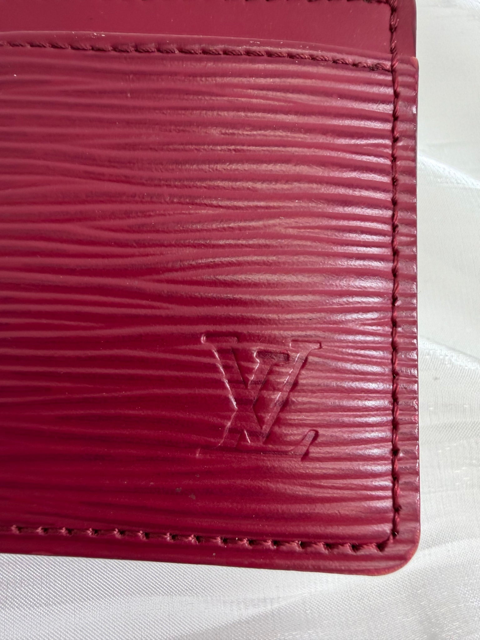 Louis Vuitton Dark Fuchsia  Epi Card Case