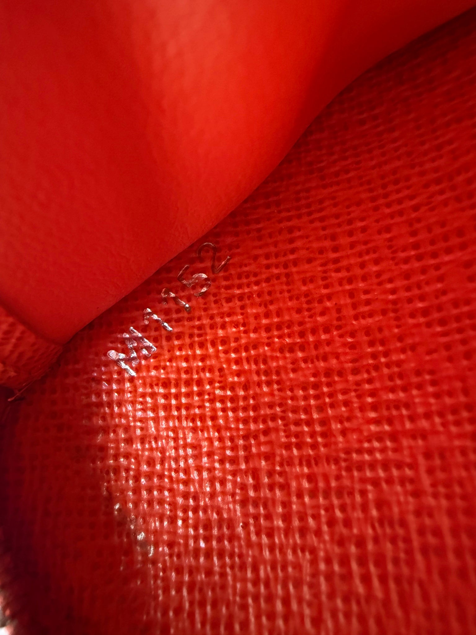 Louis Vuitton Orange Epi Zippy Wallet 