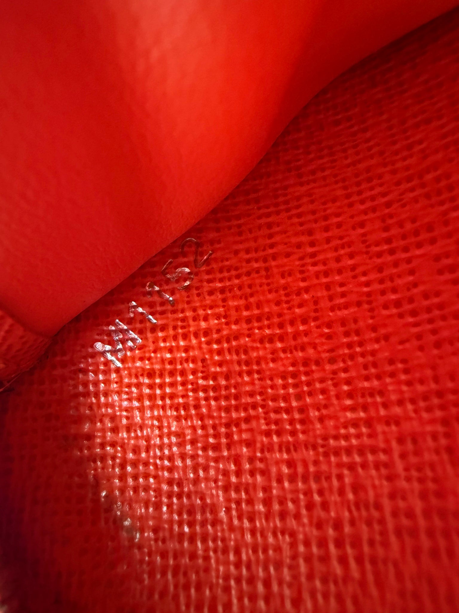 Louis Vuitton Orange Epi Zippy Wallet 