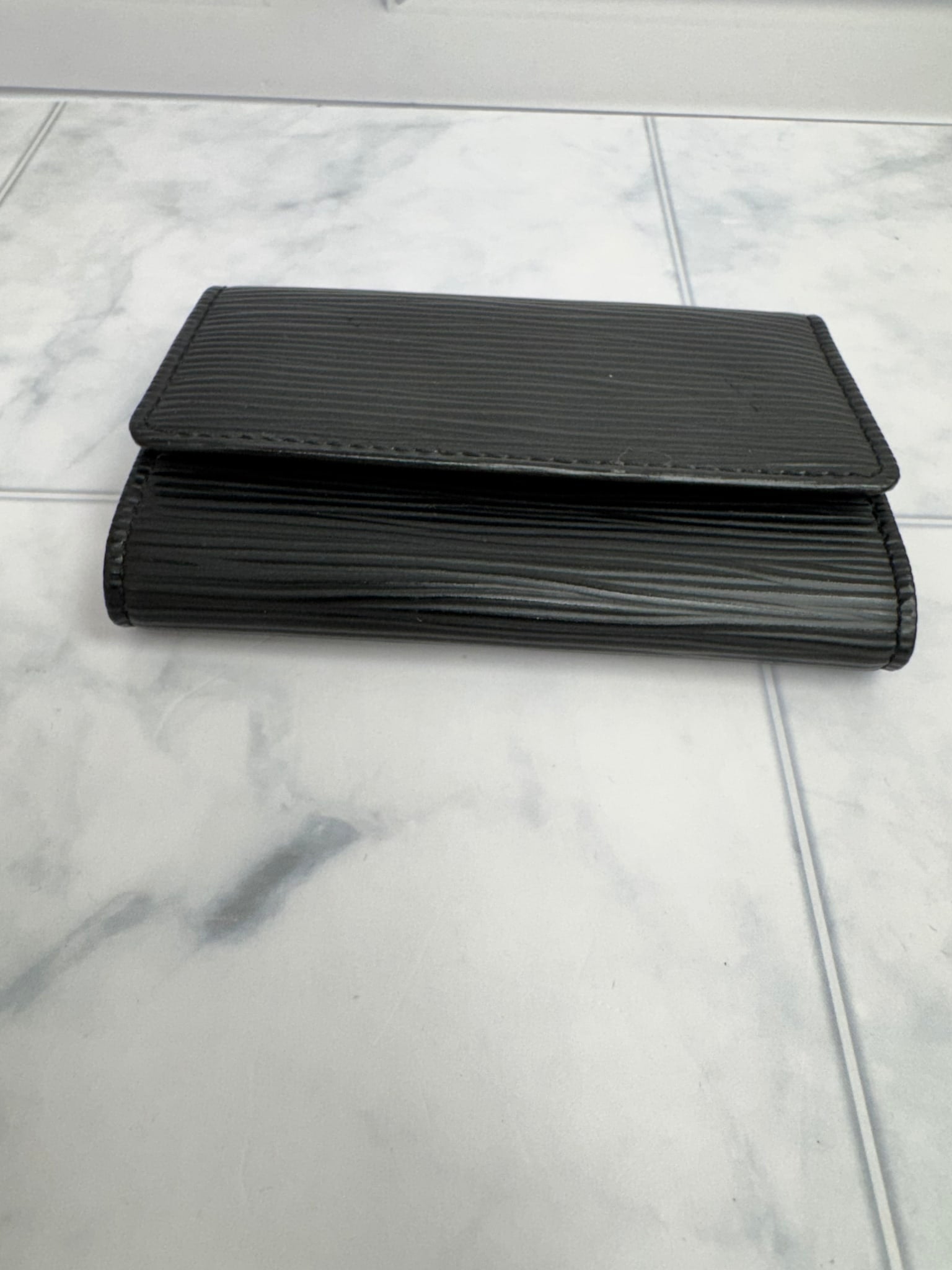Louis Vuitton Black Epi Key Case