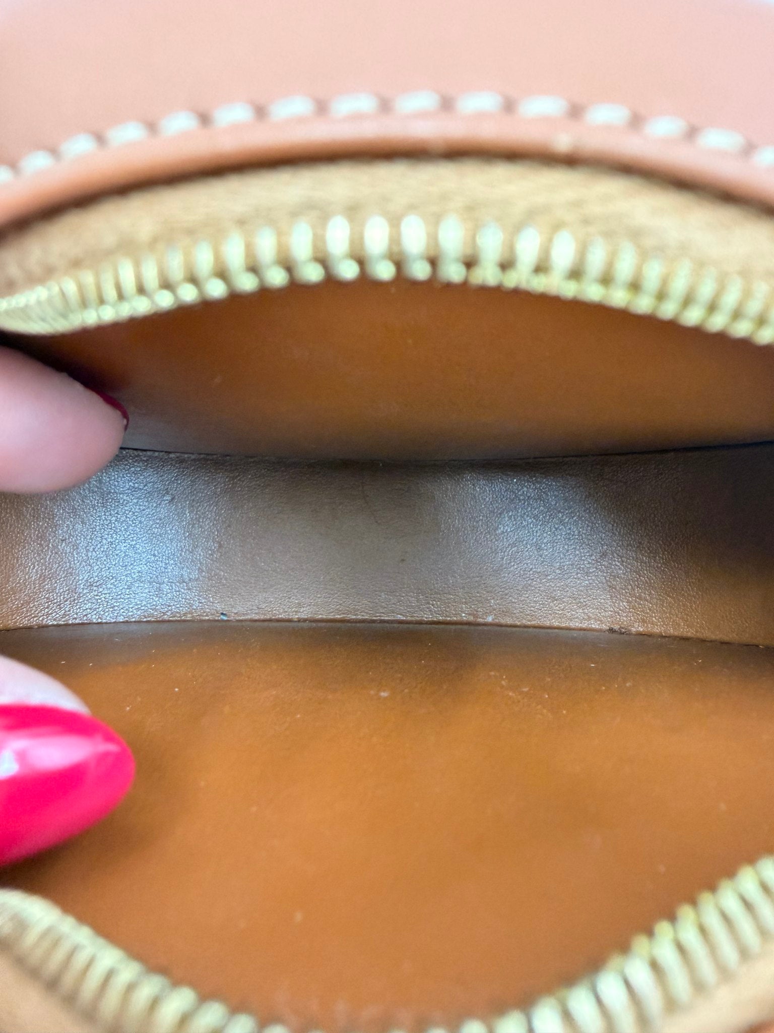 Celine Brown Cuir Triomphe Calfskin Oval Crossbody Bag