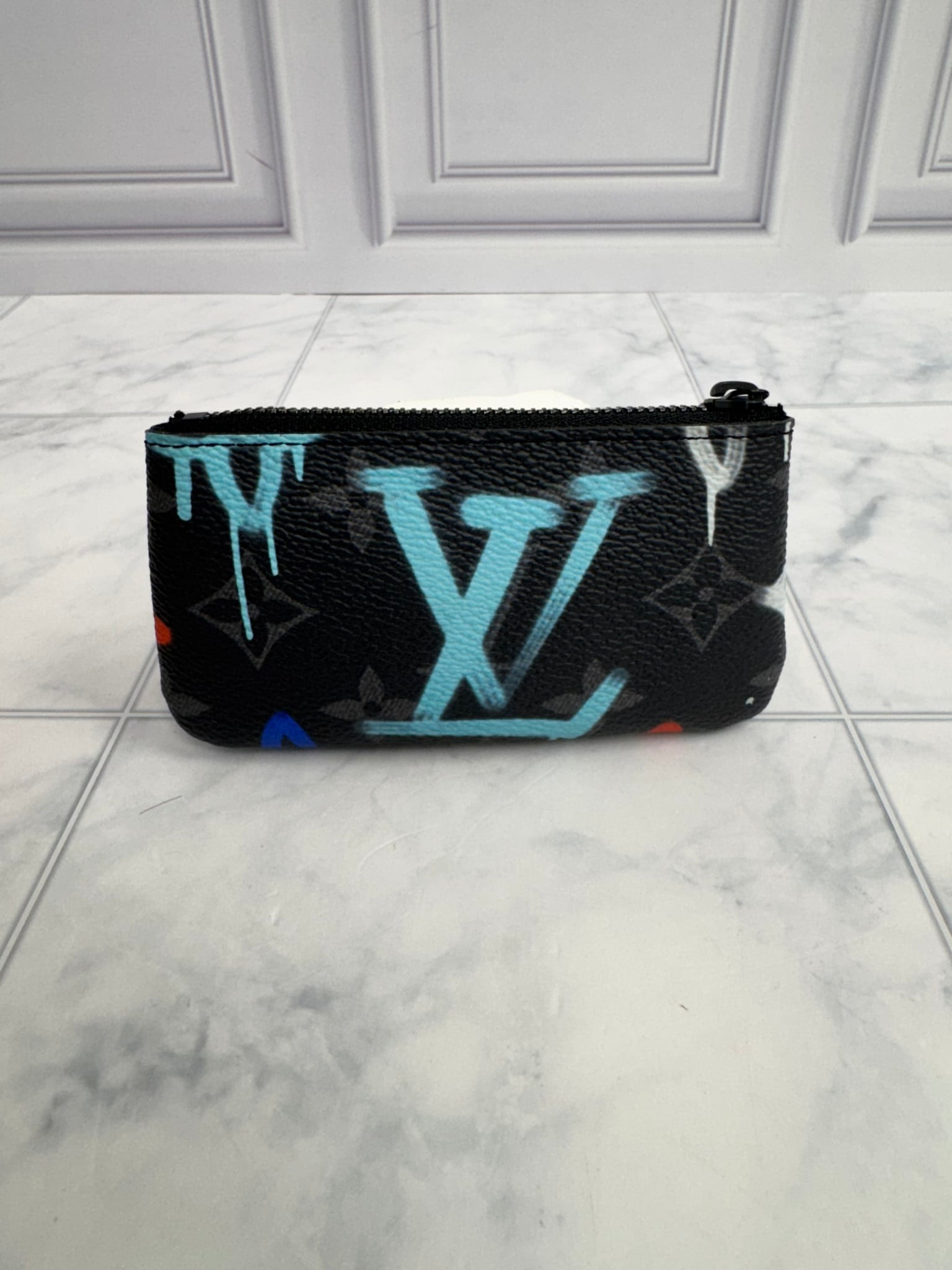 Louis Vuitton Monogram Eclipse Graffiti Key Cles