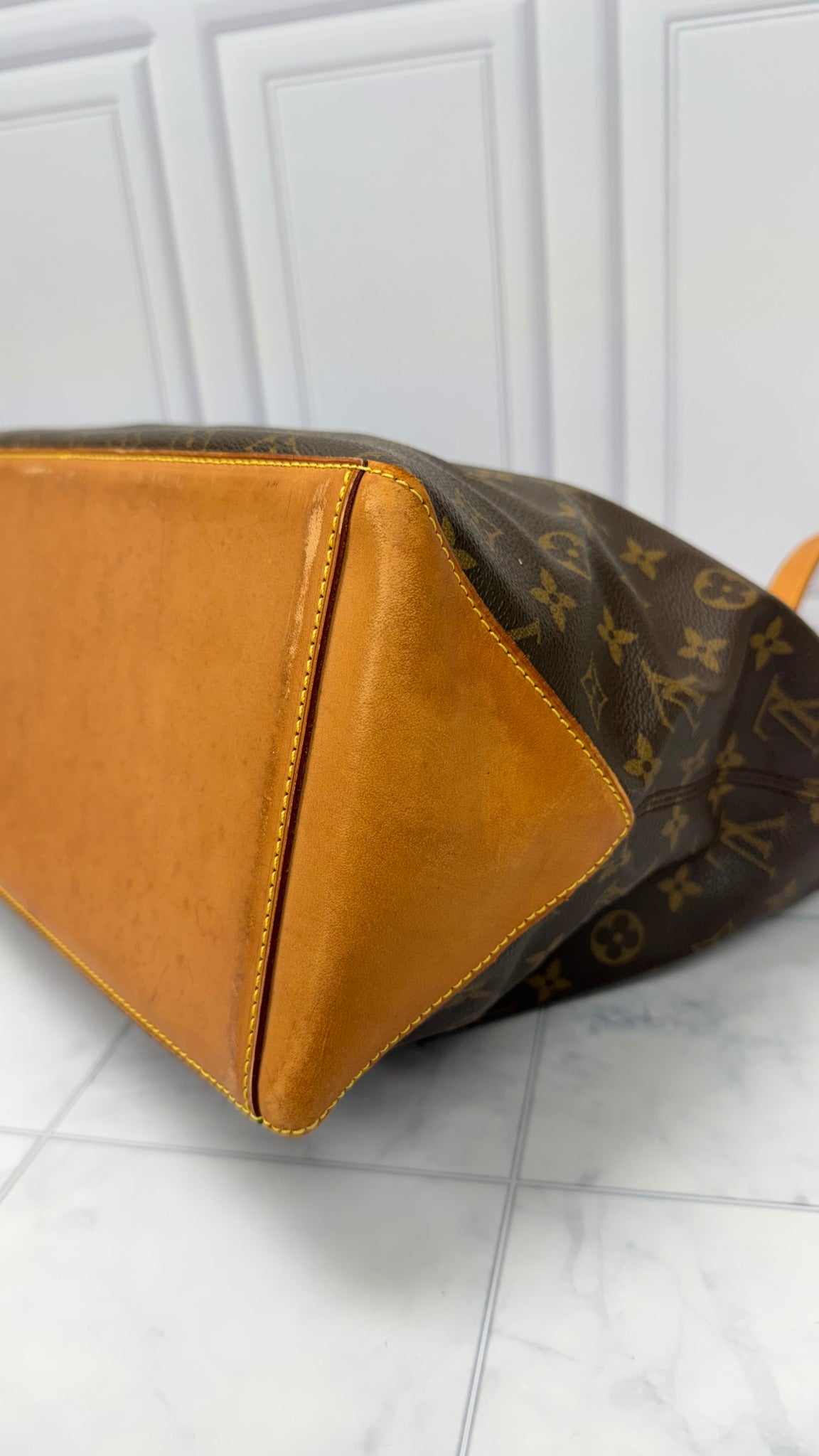 Louis Vuitton Monogram Cabas Mezzo Tote Bag 