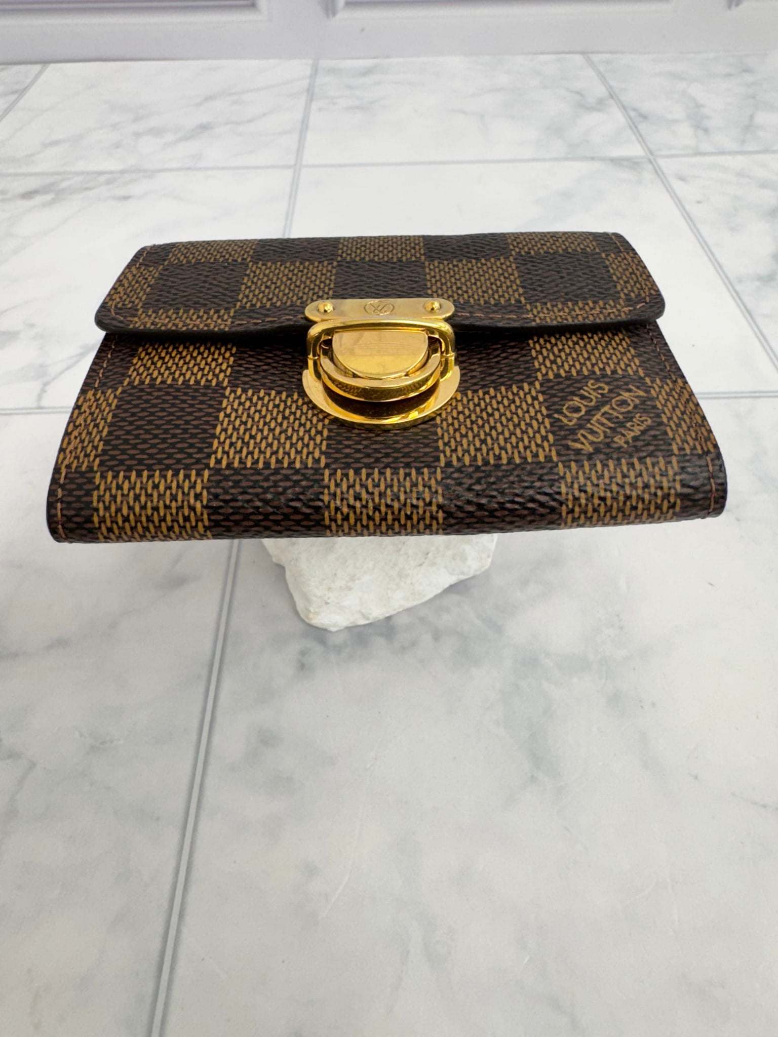 Louis Vuitton Damier Ebene Koala Compact Wallet