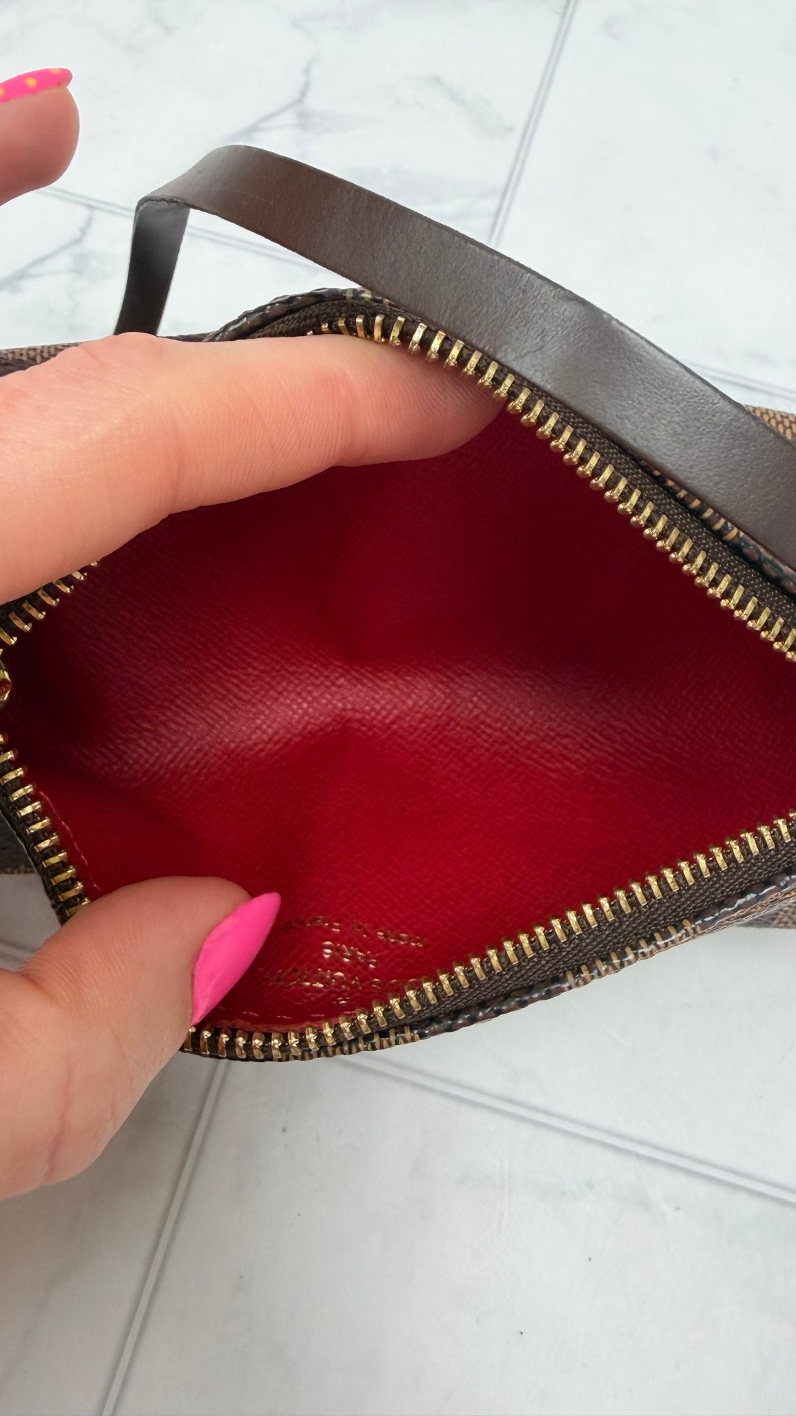 Louis Vuitton Damier Ebene Mini Papillon BAg