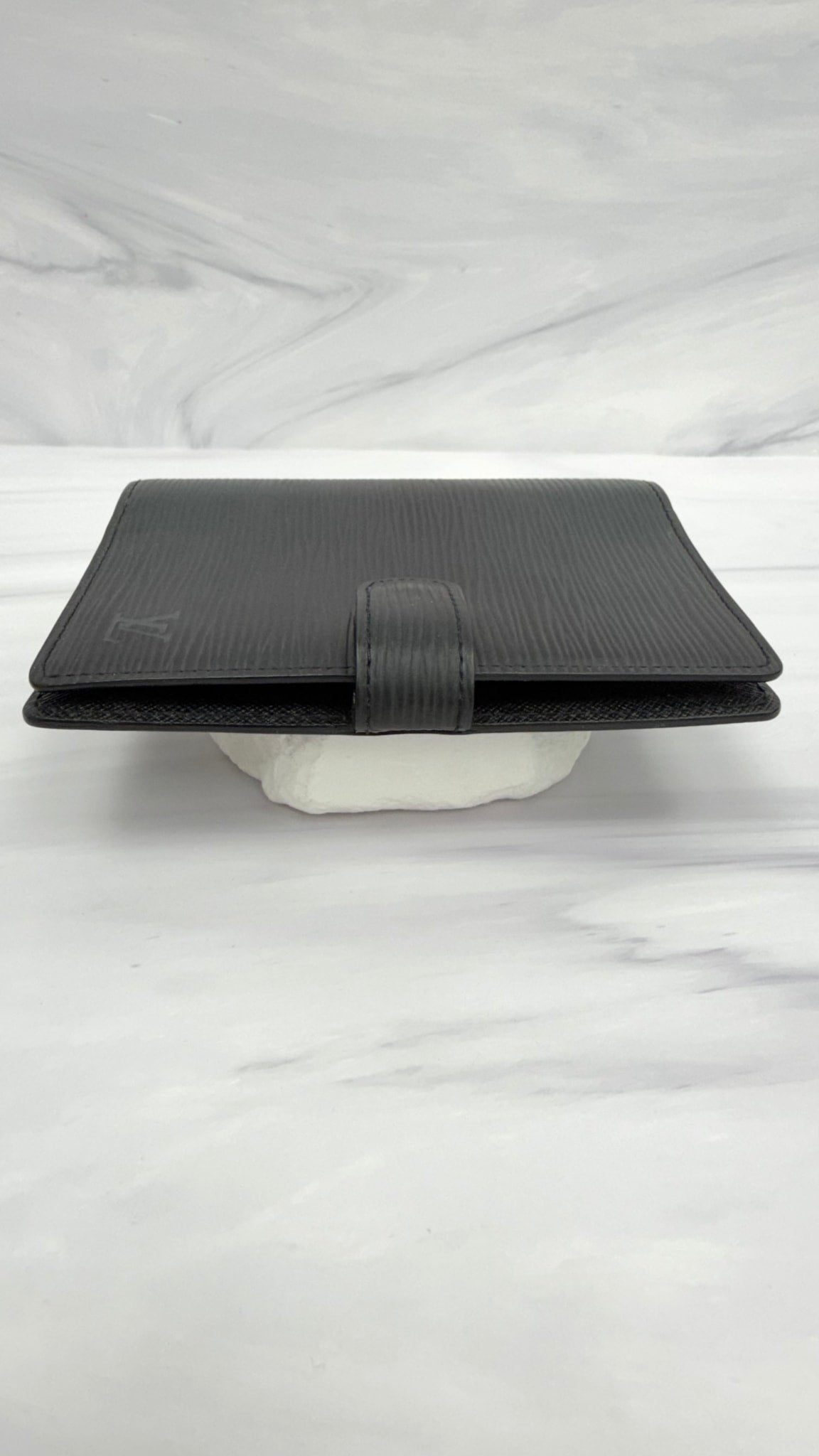 Louis Vuitton Black Epi Leather Passport Agenda Cover PM