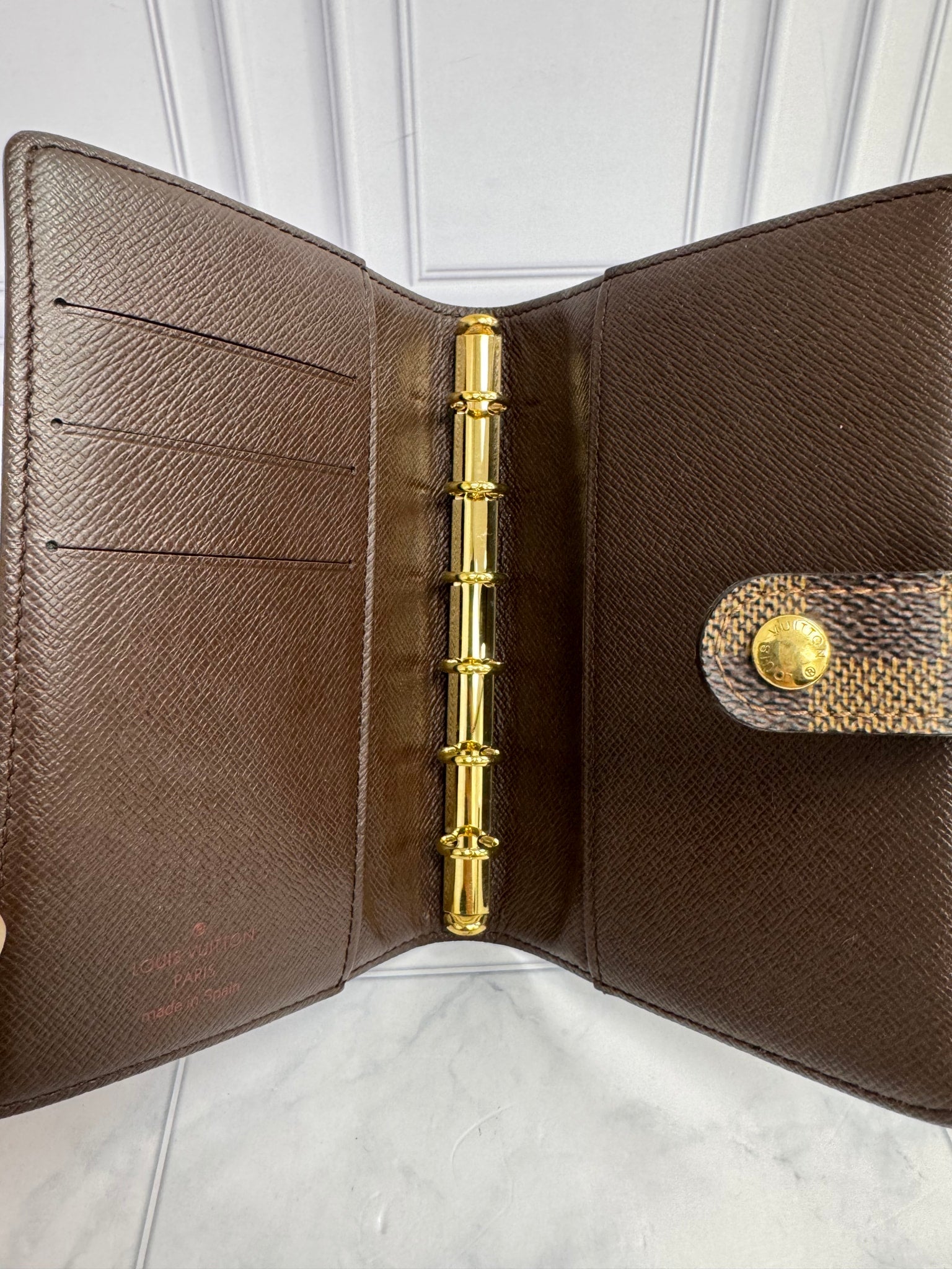 Louis Vuitton Damier Ebene Agenda PM
