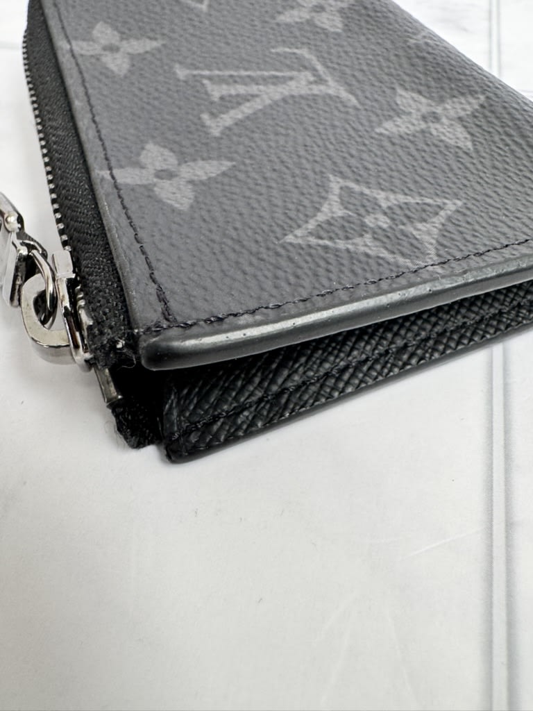 Louis Vuitton Eclipse Monogram Porte Monnaie Jour Coin Case