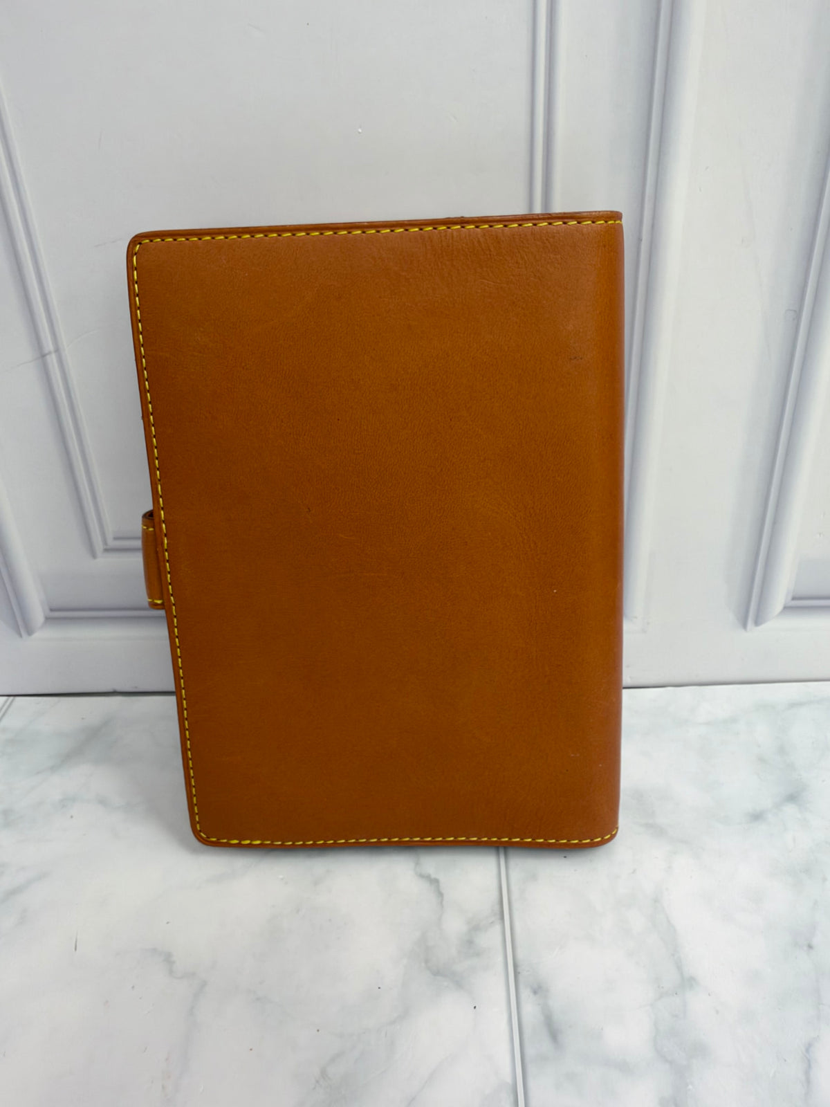 Louis Vuitton Cognac Leather Agenda PM