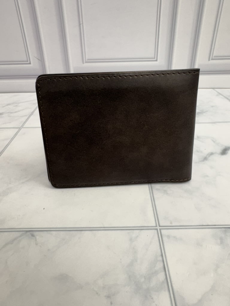 Louis Vuitton Brown Leather Perforated Bifold Wallet