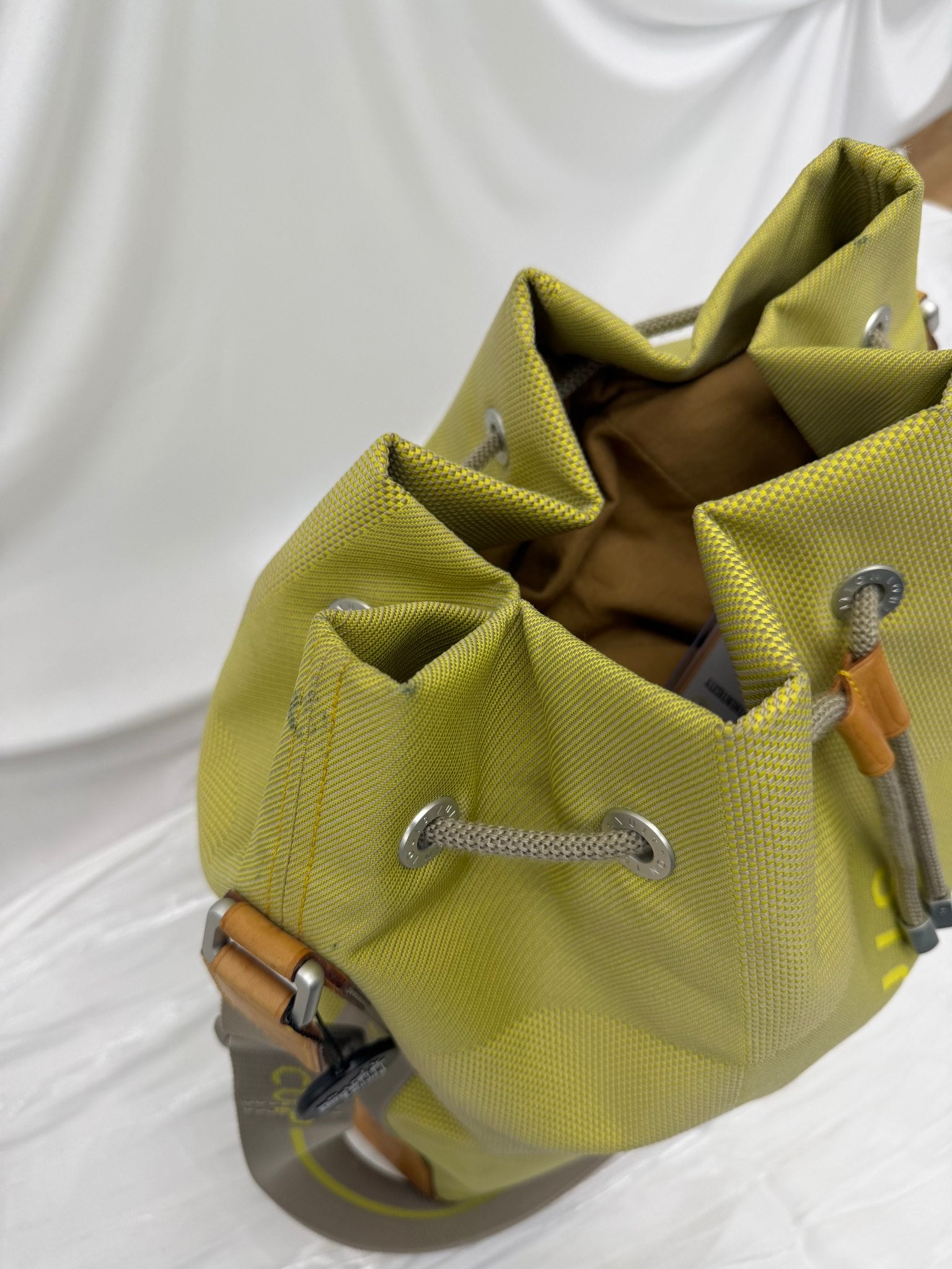Louis Vuitton Yellow Damier Geant LV Cup Volunteer Bucket Bag