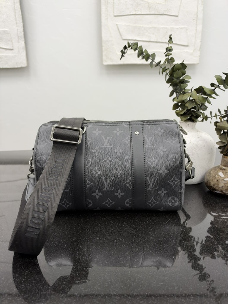 Louis Vuitton Monogram Eclipse City Keepall