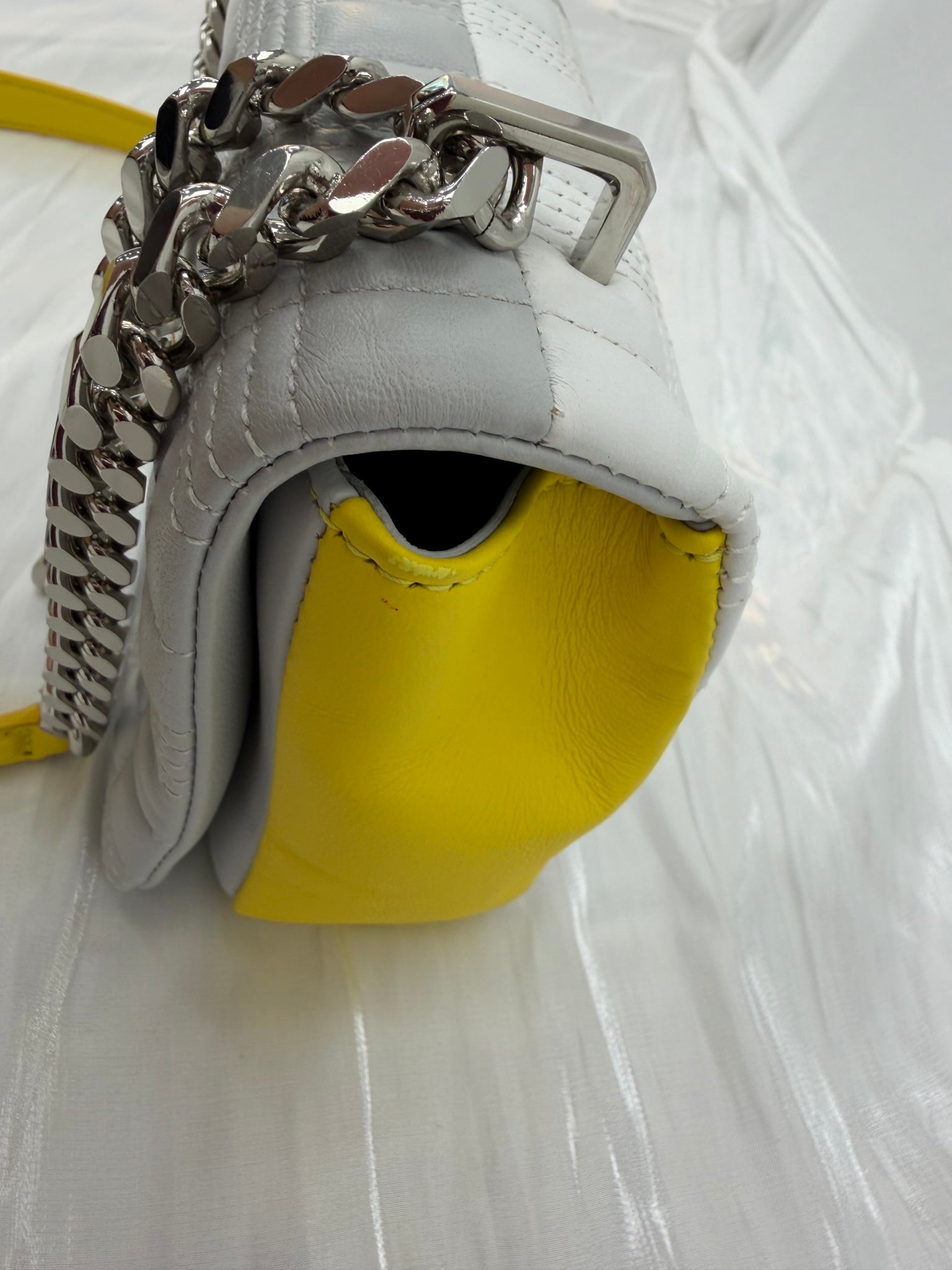 Burberry Tricolor Leather Colorblock Lola Crossbody Bag