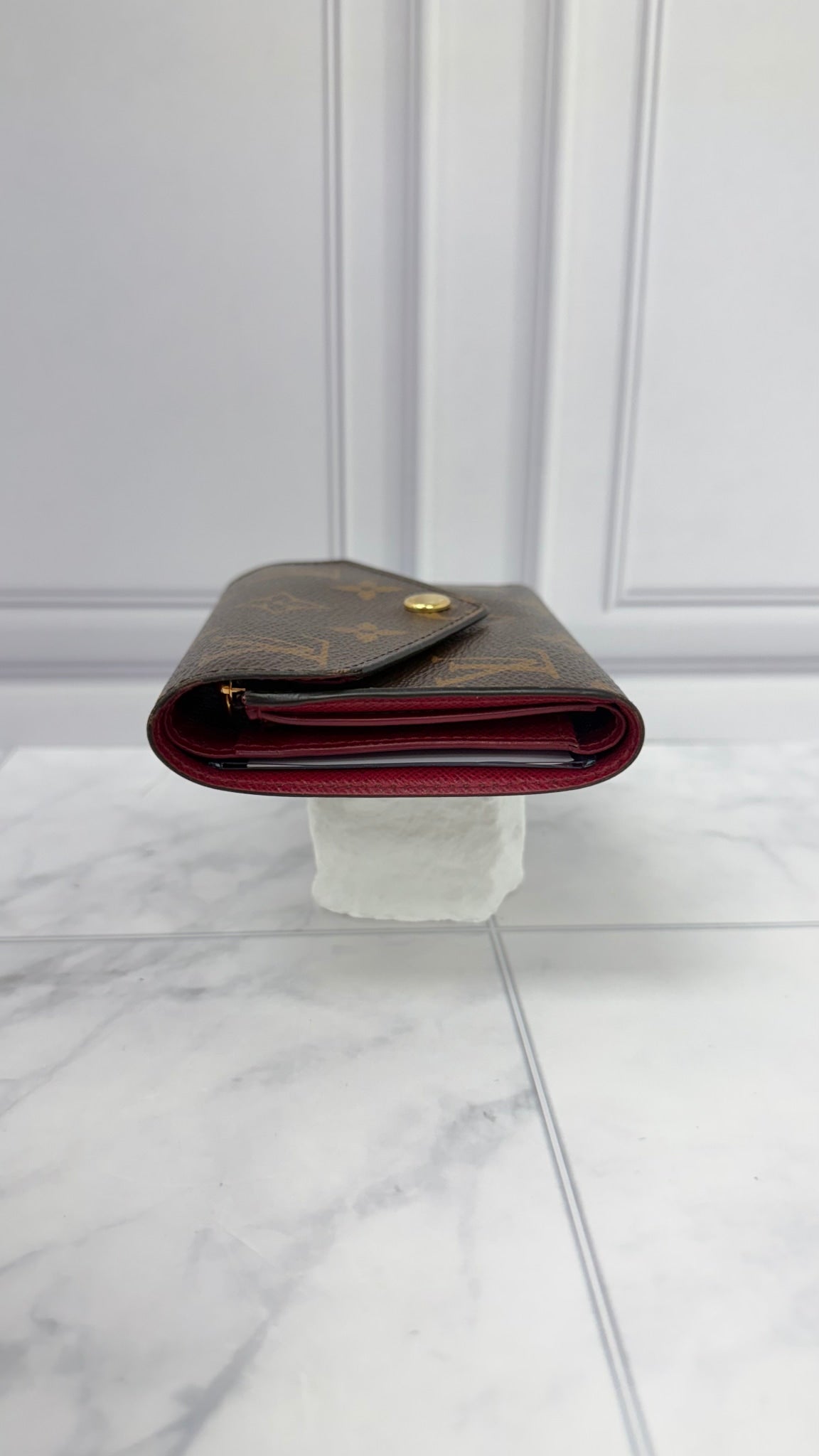 Louis Vuitton Monogram Purple Victorine Compact Wallet 