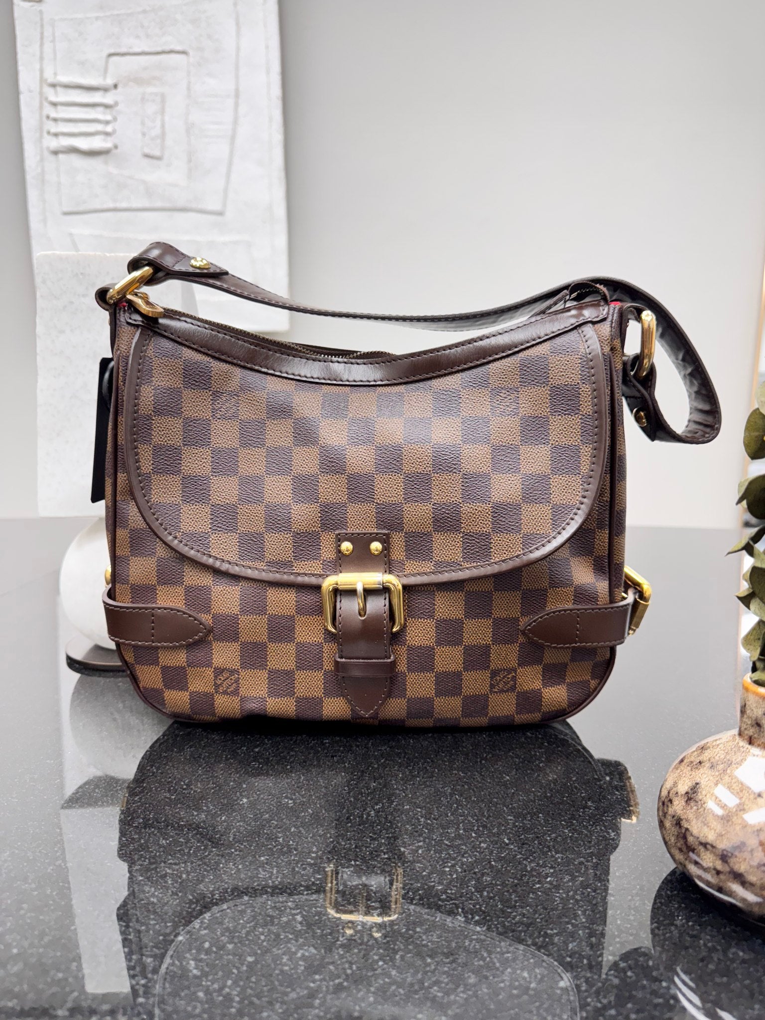 Louis Vuitton Damier Ebene Highbury Shoulder Bag