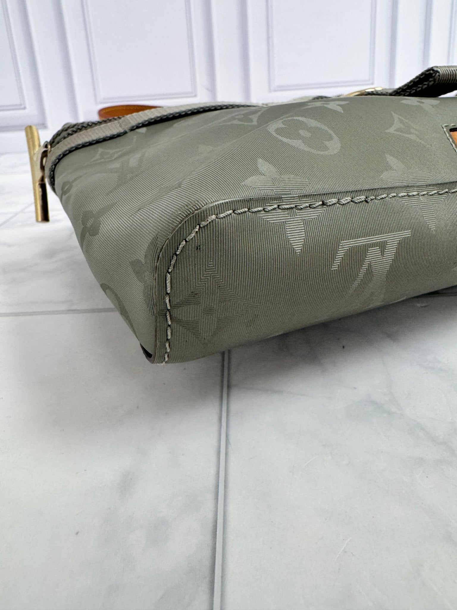 Louis Vuitton Titanium Monogram Messenger Crossbody Bag PM