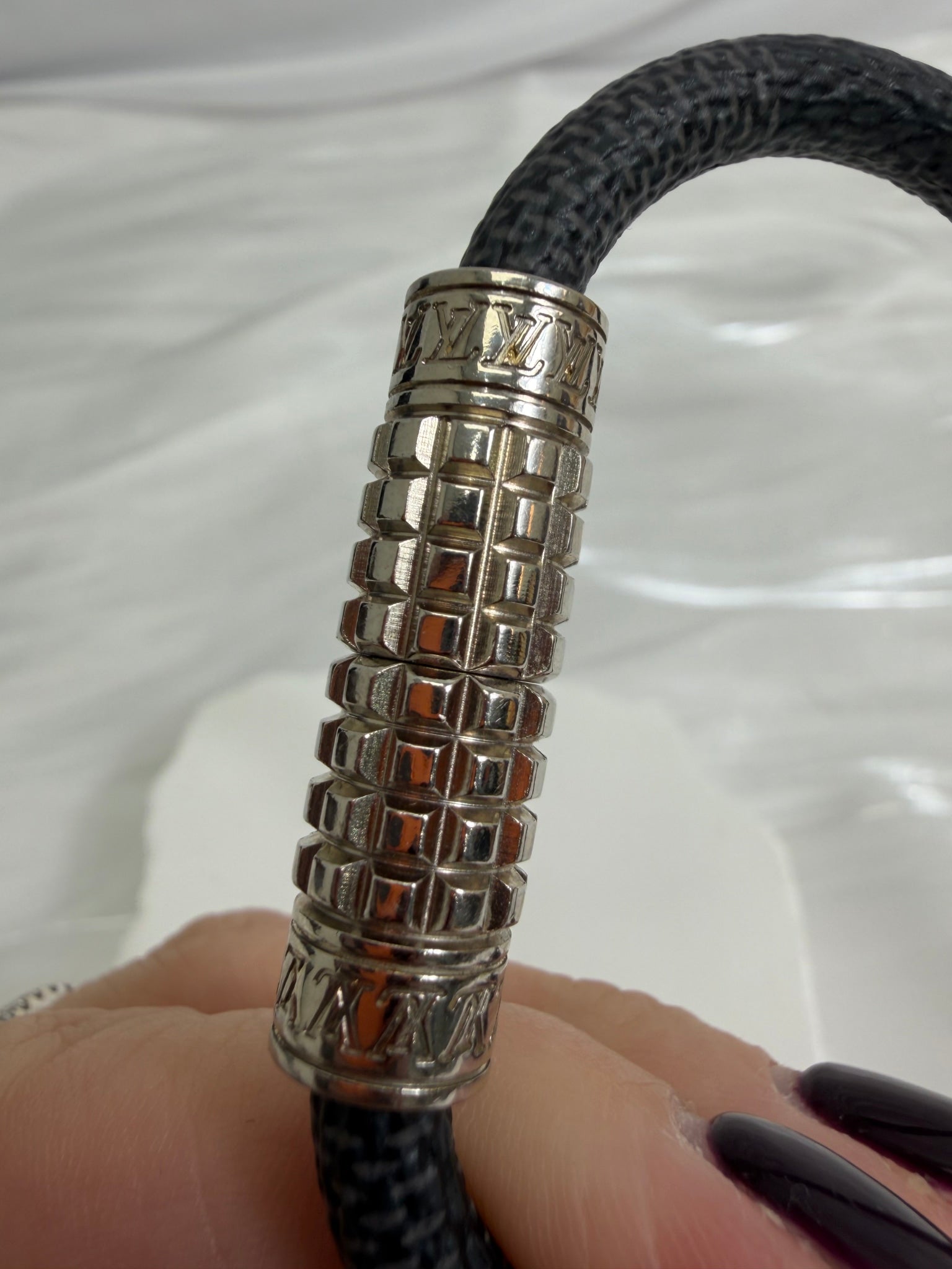 Louis Vuitton Damier Graphite Digit Bracelet