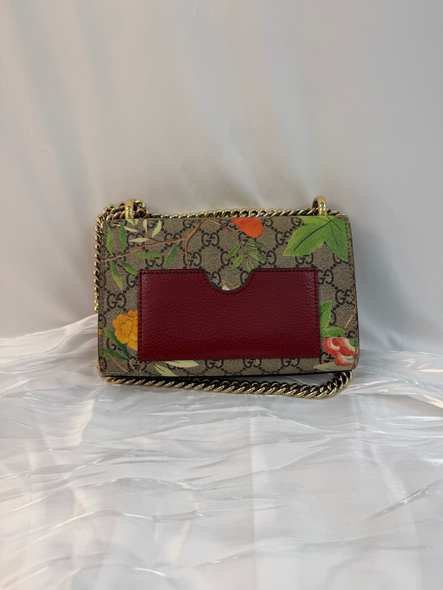 Gucci GG Supreme Coated Canvas Floral Padlock