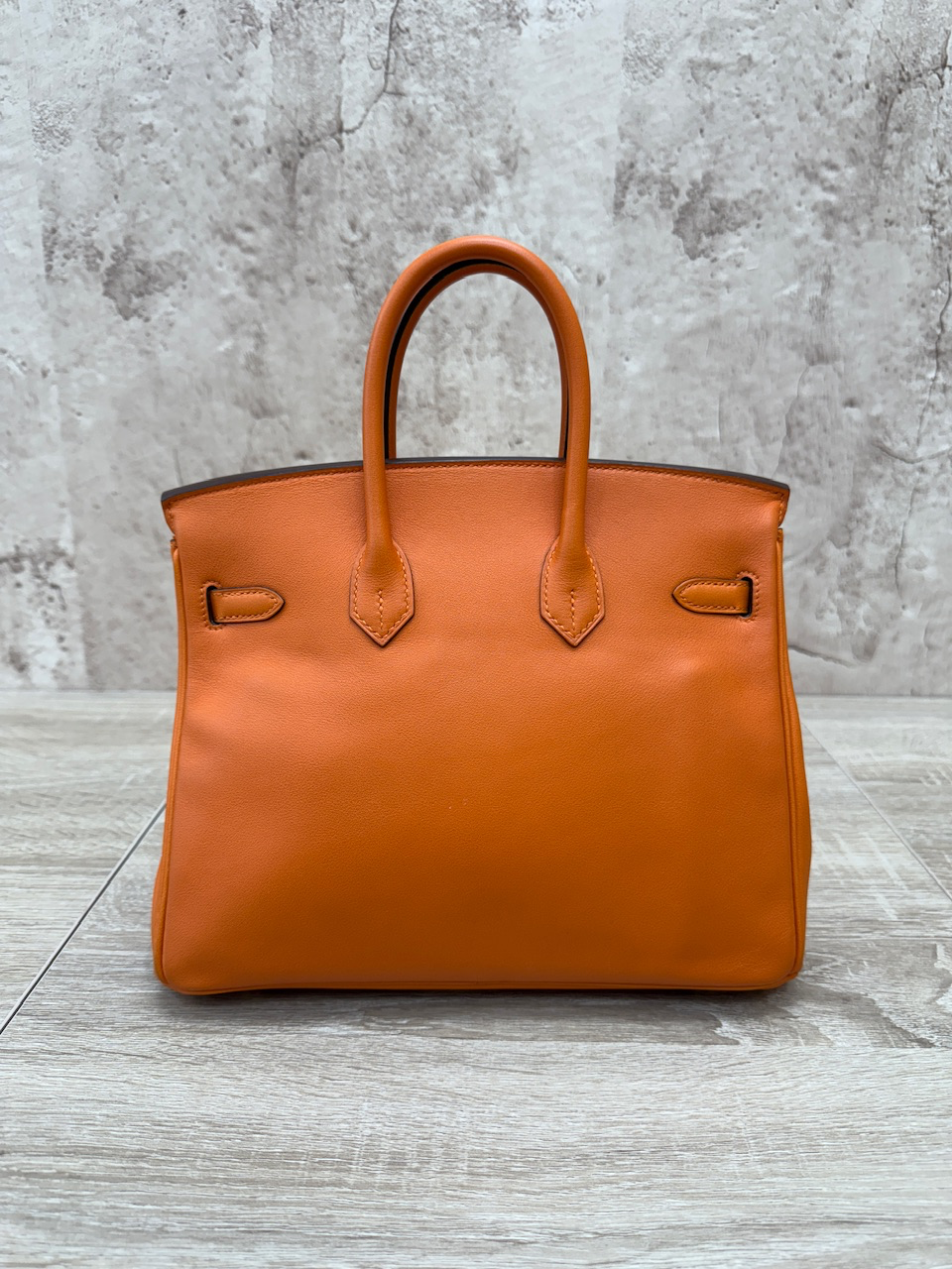 Hermes Orange Swift Leather Birkin 25