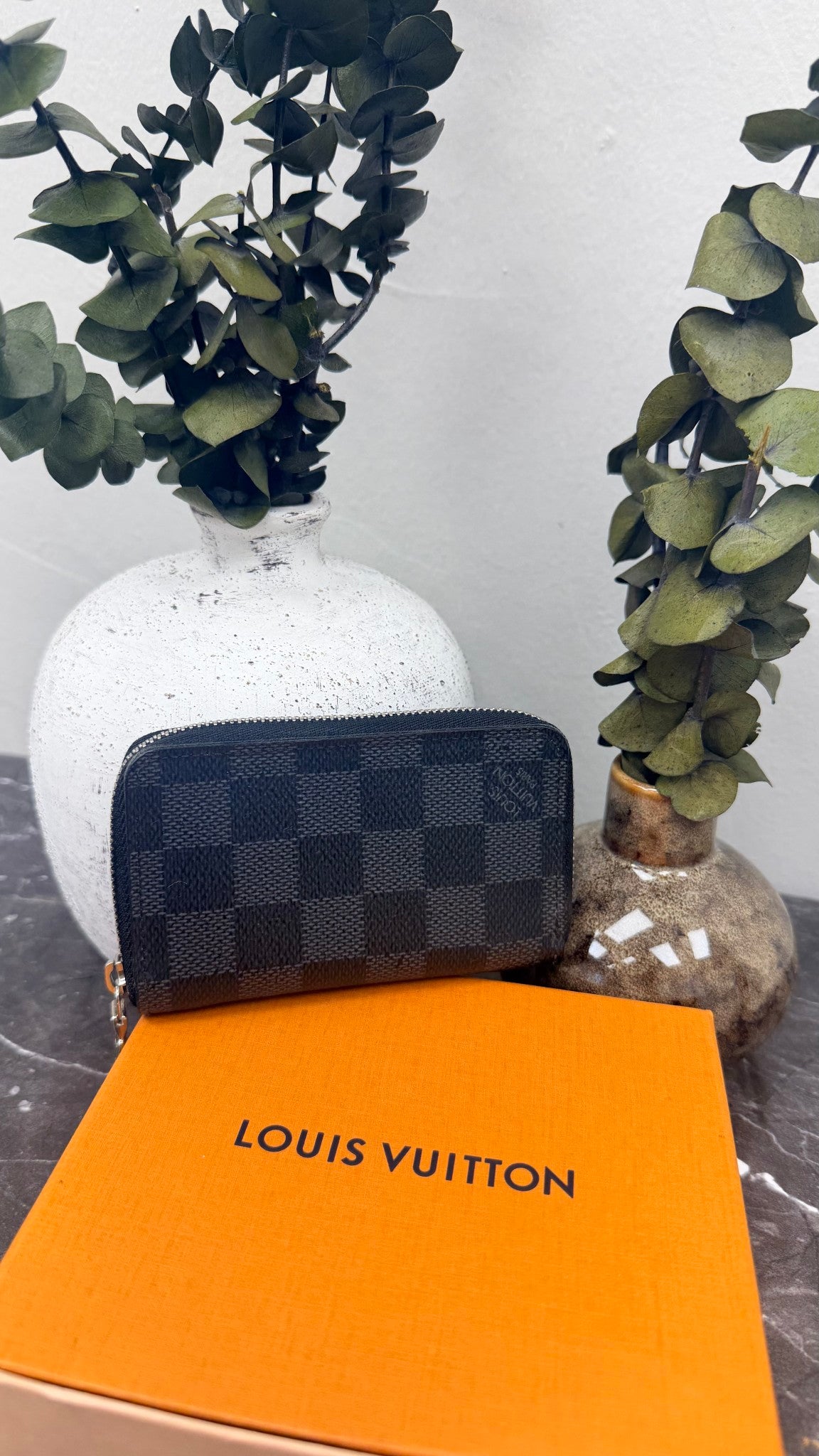 Louis Vuitton Damier Graphite Zippy Coin Wallet